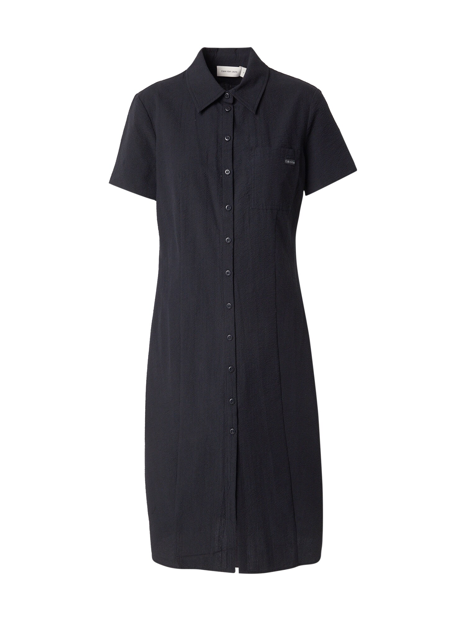 Calvin Klein Jeans Rochie tip bluză  negru