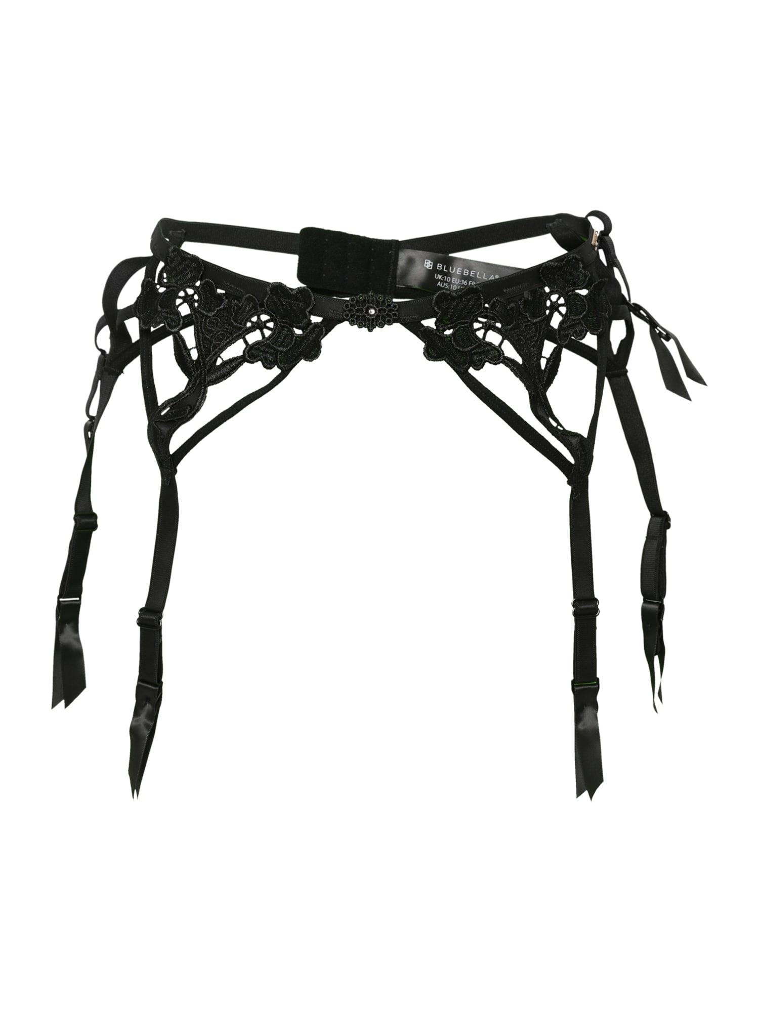 Bluebella Suport de ștrampi Nova Suspender  negru