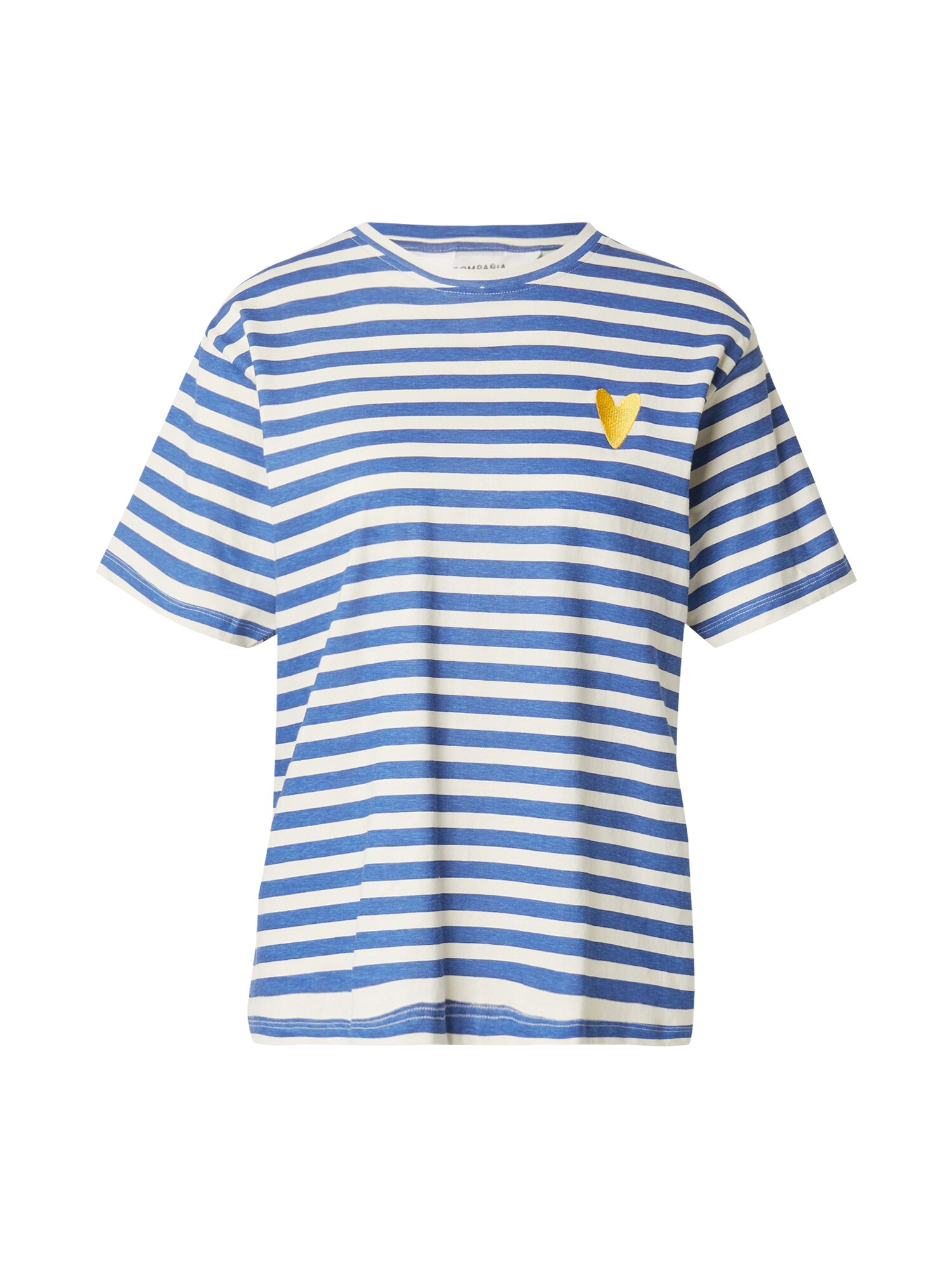 Compania Fantastica Póló 'Camiseta'  királykék / méz / fehér akciós termékkép 1