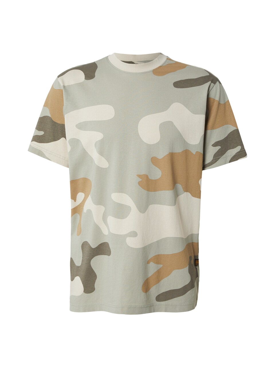 T-shirt beige / camel / oliv