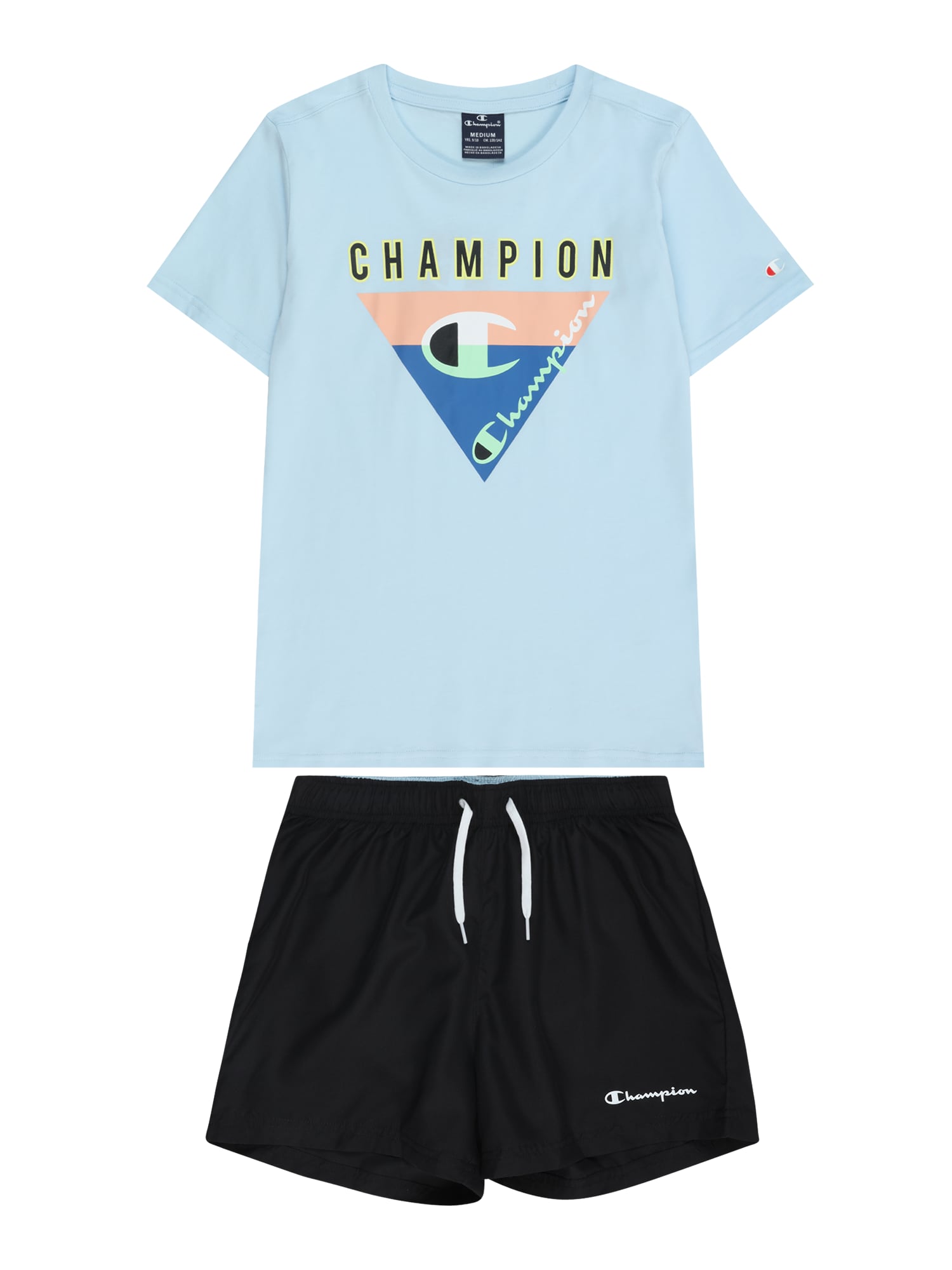 Champion Authentic Athletic Apparel Szettek  világoskék / zöld / narancs / fekete