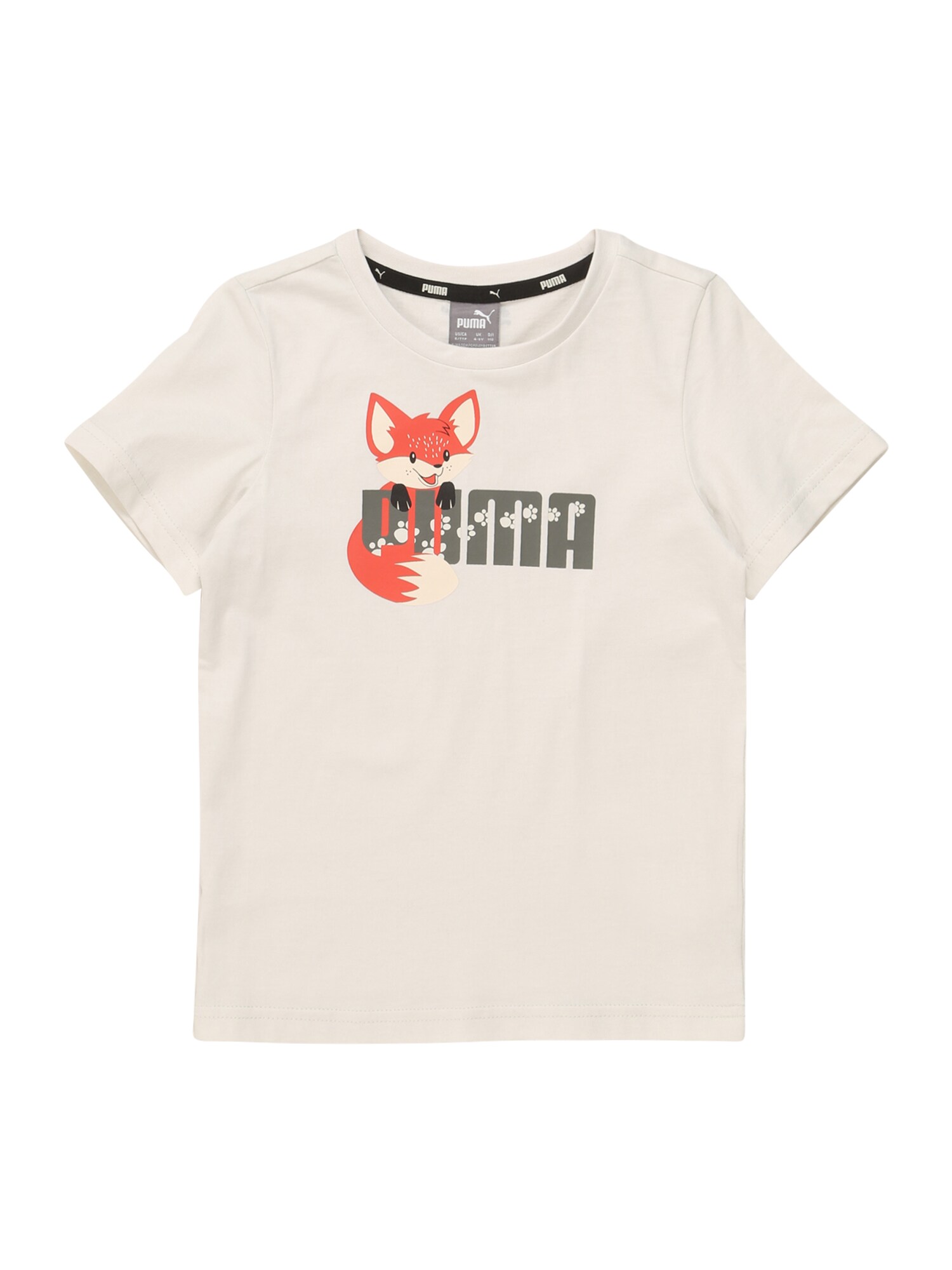 PUMA Marškinėliai  šviesiai pilka / pilka / tamsiai oranžinė