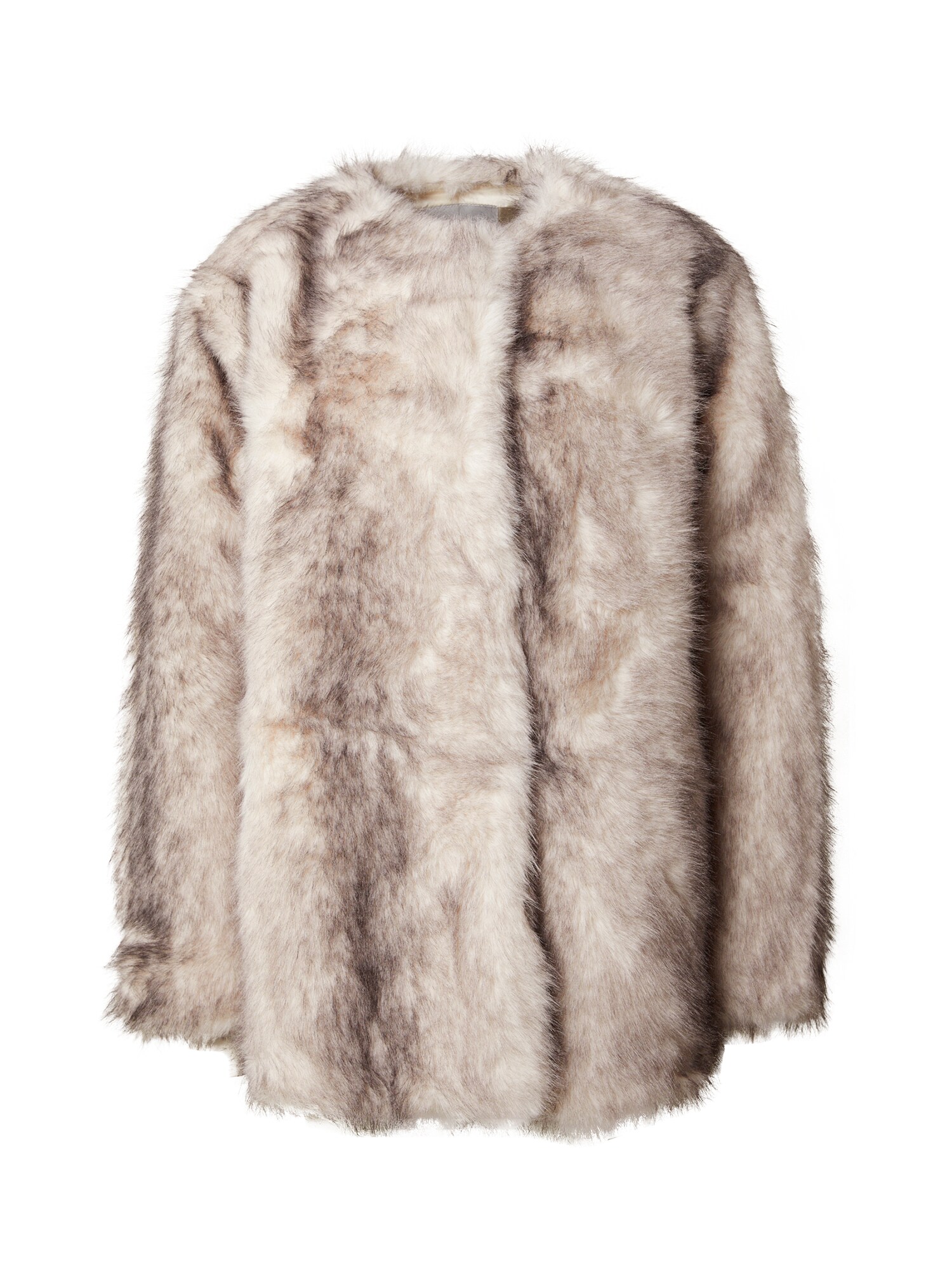 TOPSHOP Zimná bunda 'OLIVIA'  brokátová / čierna / šedobiela