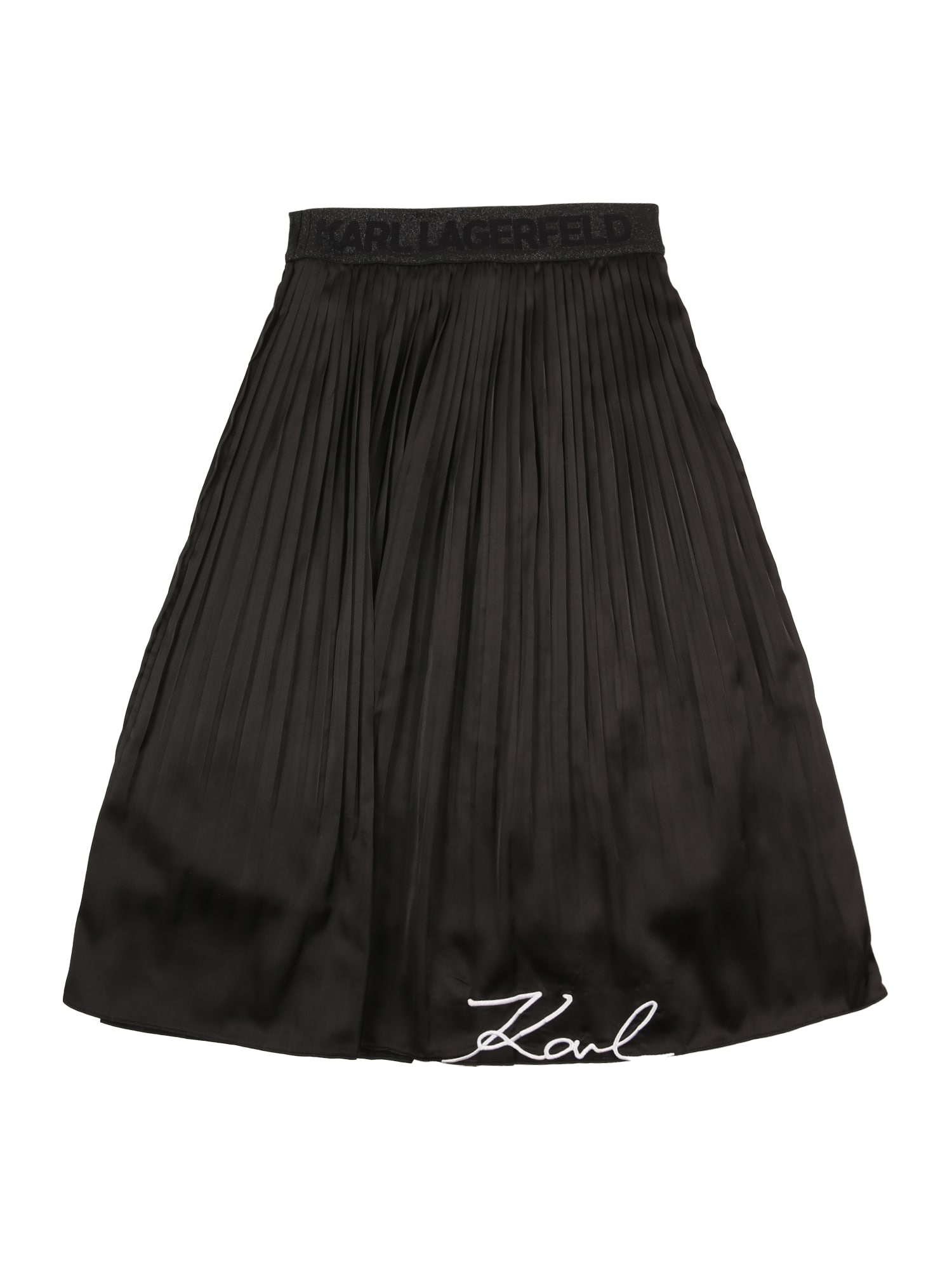 Karl Lagerfeld Fustă  negru / alb