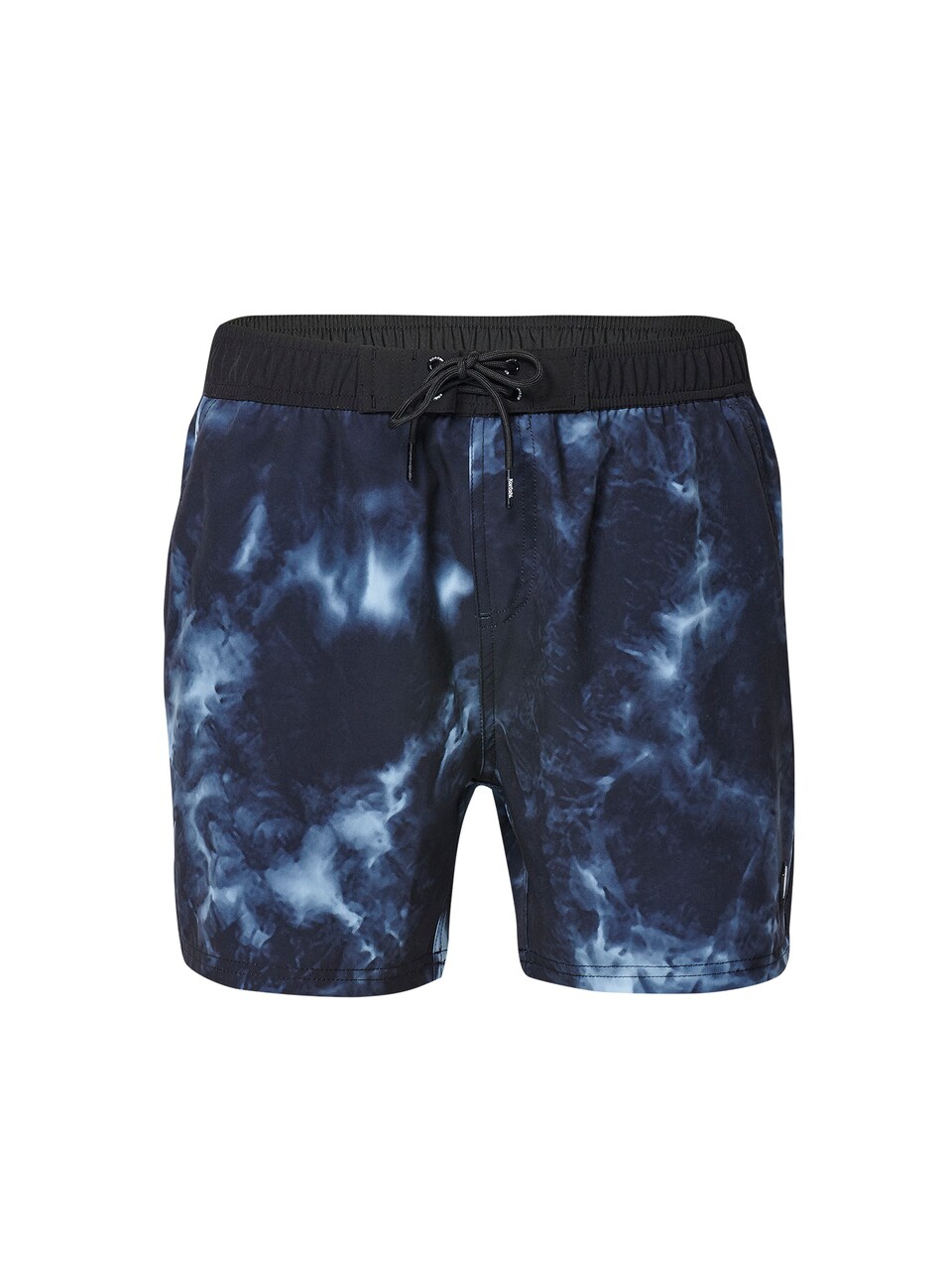 Badshorts himmelsblå / svart