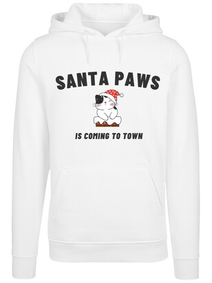 F4NT4STIC Sweatshirt ‘Santa Paws Christmas Cat’ Rood / Zwart / Wit