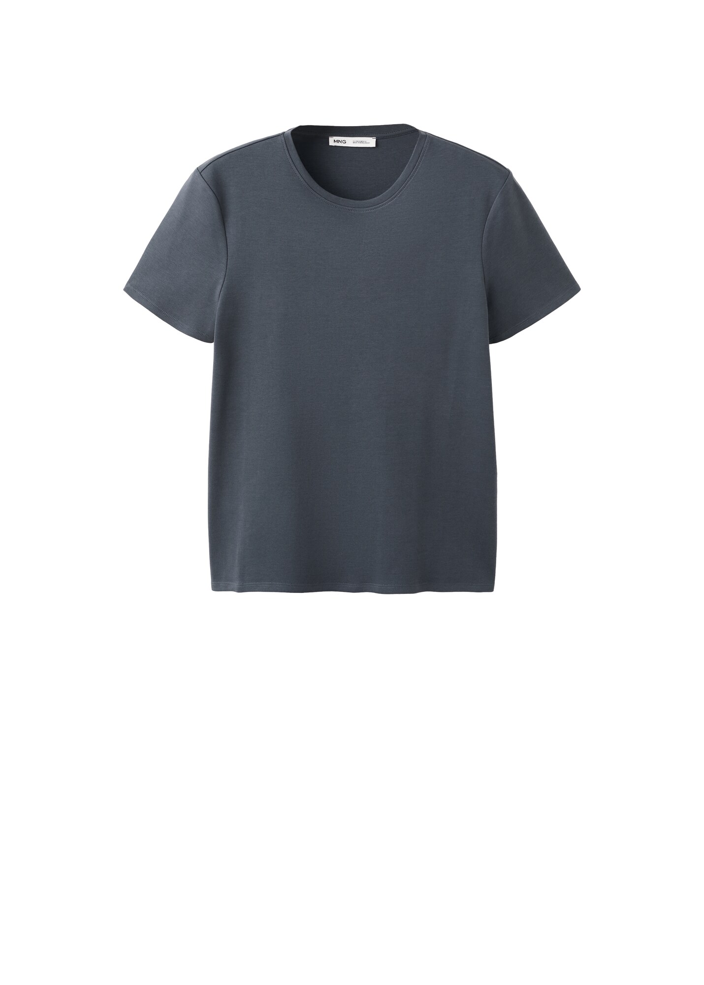 MANGO Tricou RITI gri metalic