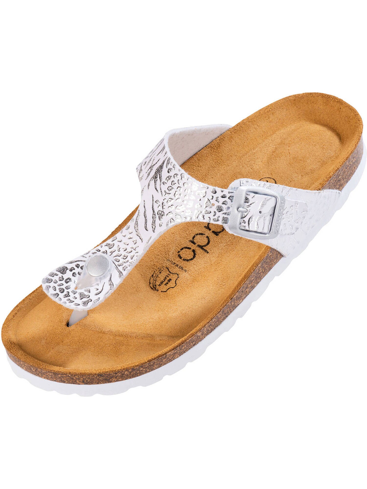 Palado Flip-flops Kos  argintiu / alb