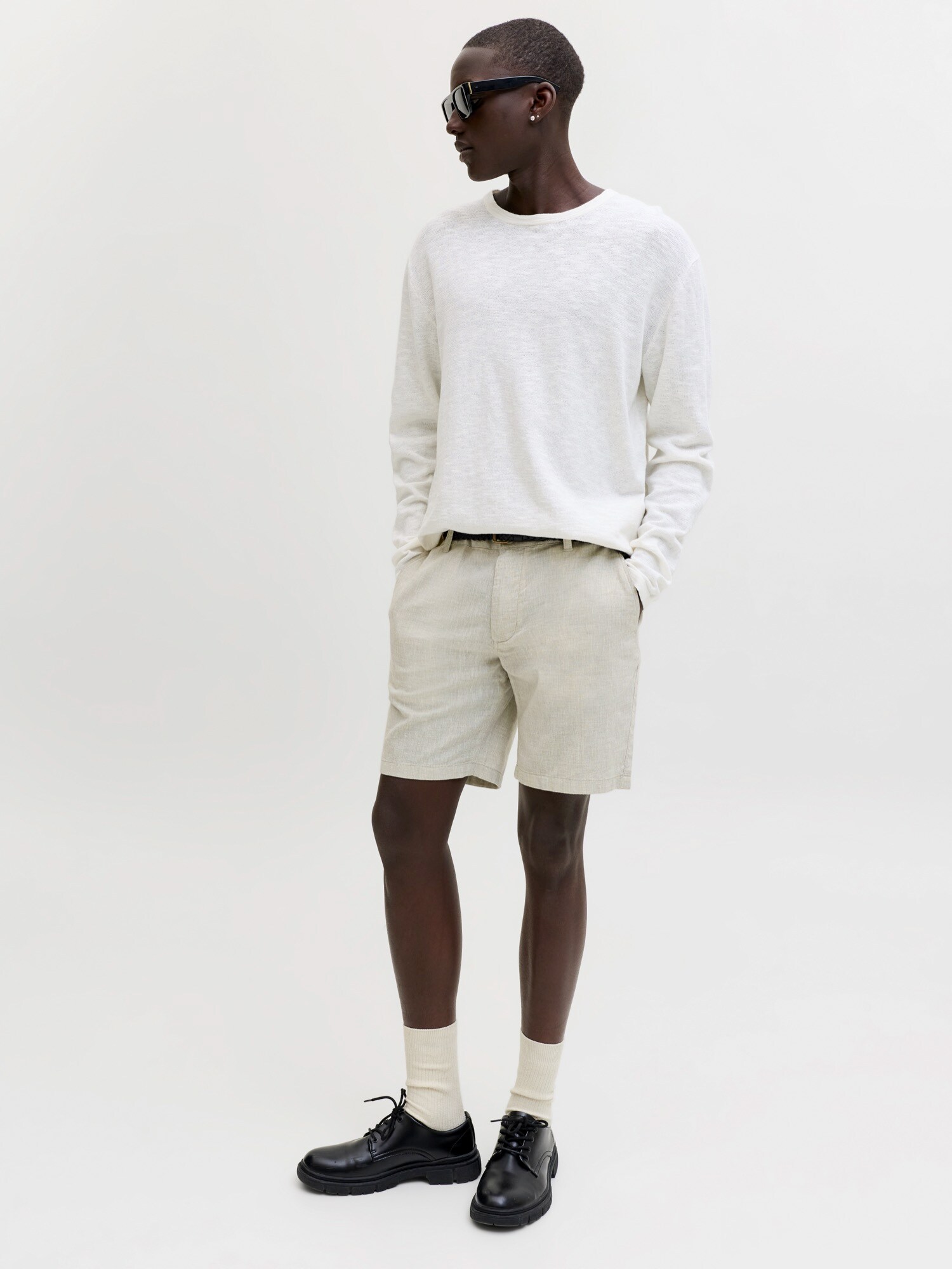 JACK & JONES Chino nohavice 'JPSTDave' trstinová (obrázok 5)