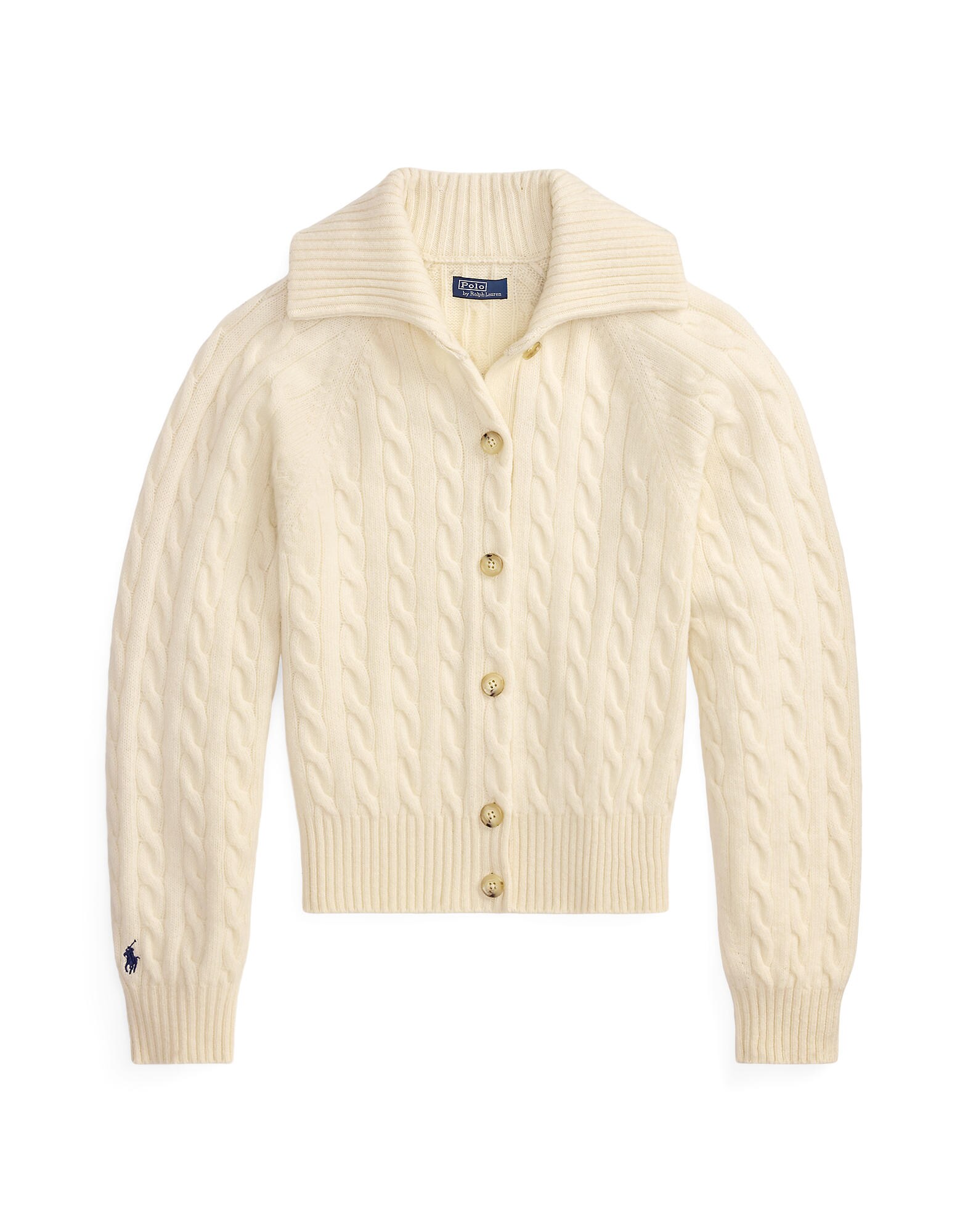 Polo Ralph Lauren Geacă tricotată alb