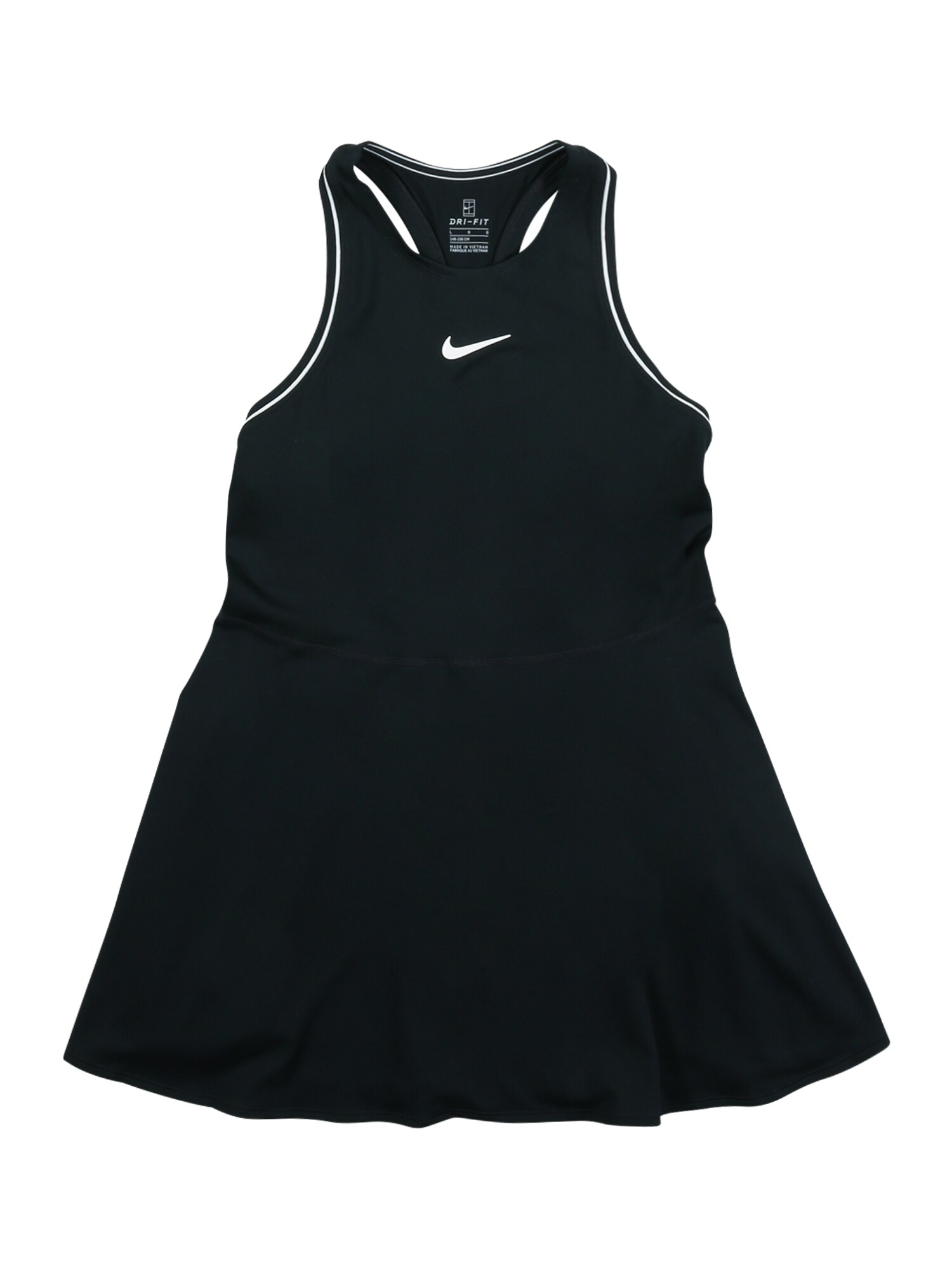 NIKE Sportinė suknelė  juoda / balta