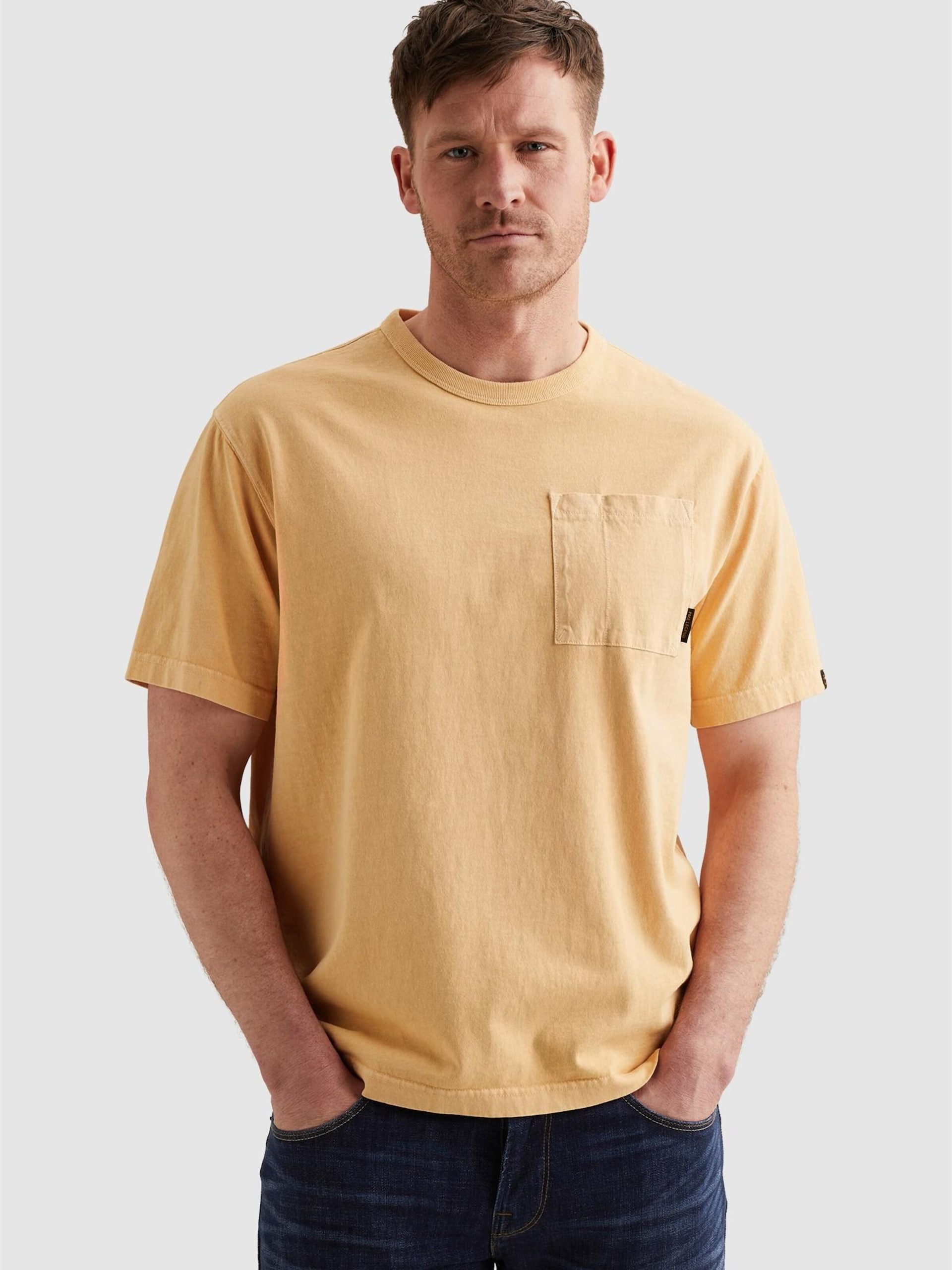 PME Legend T-shirt 'Relaxed fit T-shirt with chest pocket' herr