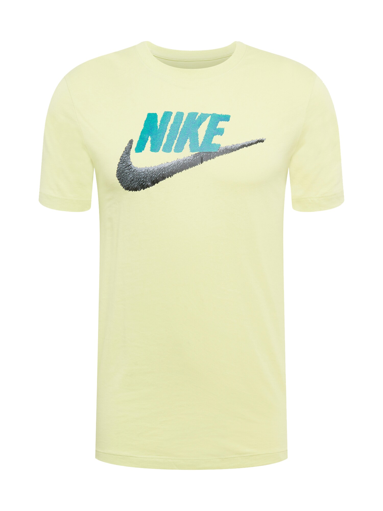 Nike Sportswear Marškinėliai  žaliosios citrinos spalva / juoda / turkio spalva