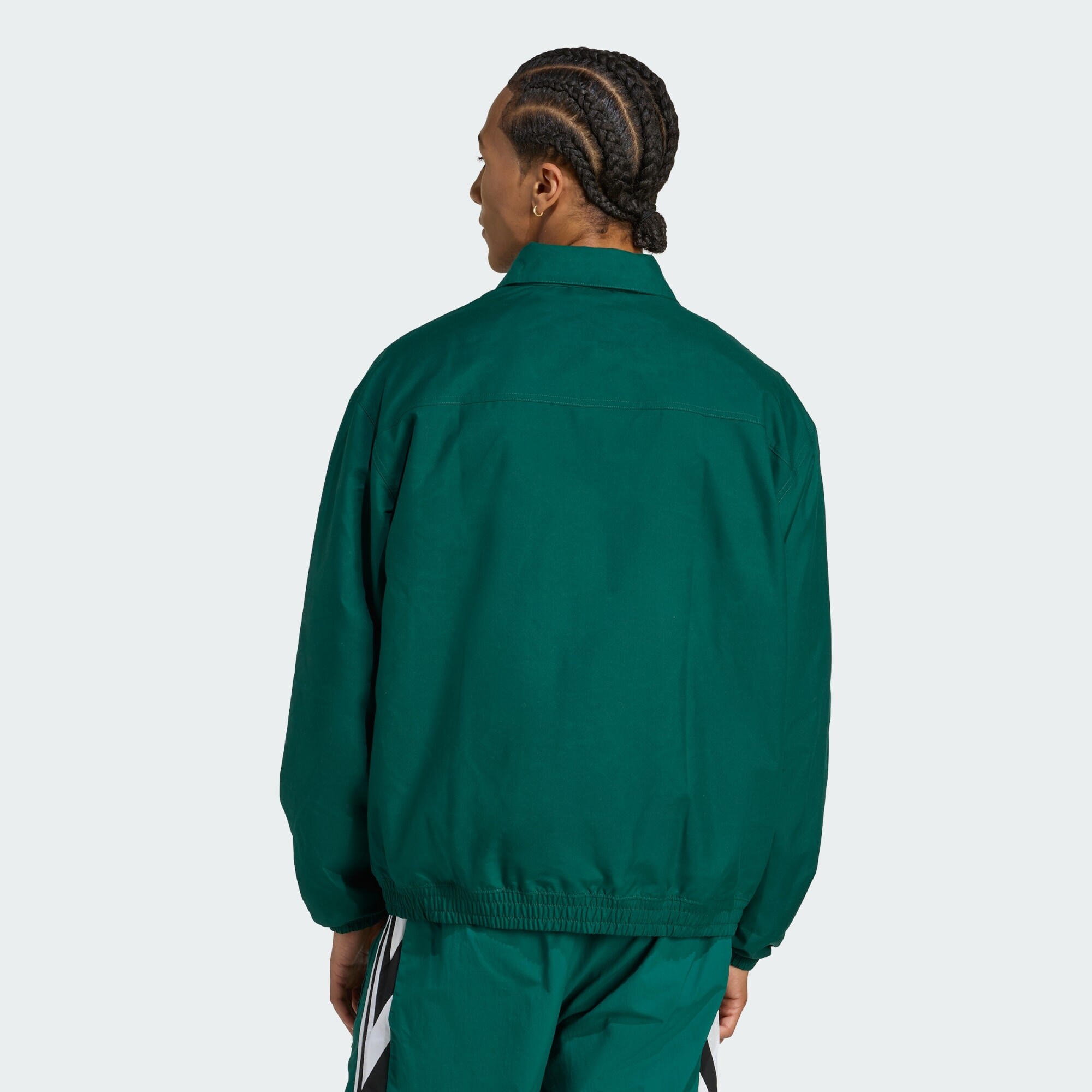 ADIDAS ORIGINALS Prechodná bunda 'Brushed Woven Track' smaragdová (obrázok 3)