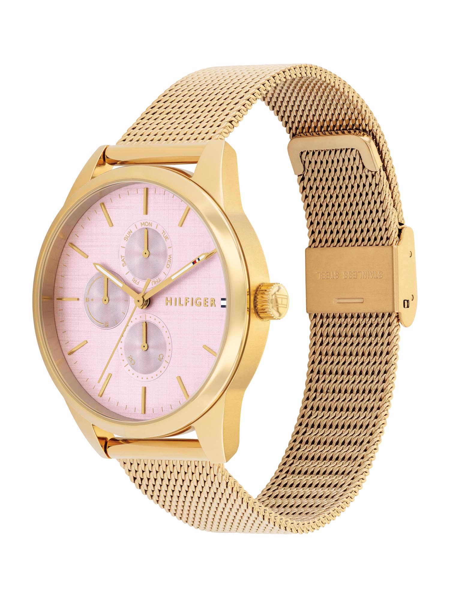 TOMMY HILFIGER Ceas analogic CAMILLE  auriu / roz