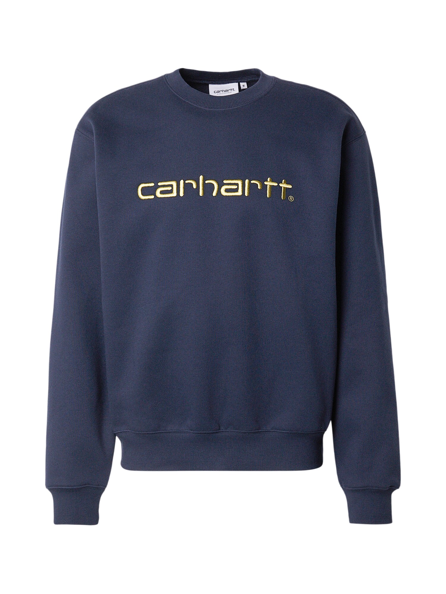 Carhartt WIP Bluză de molton  bleumarin / auriu