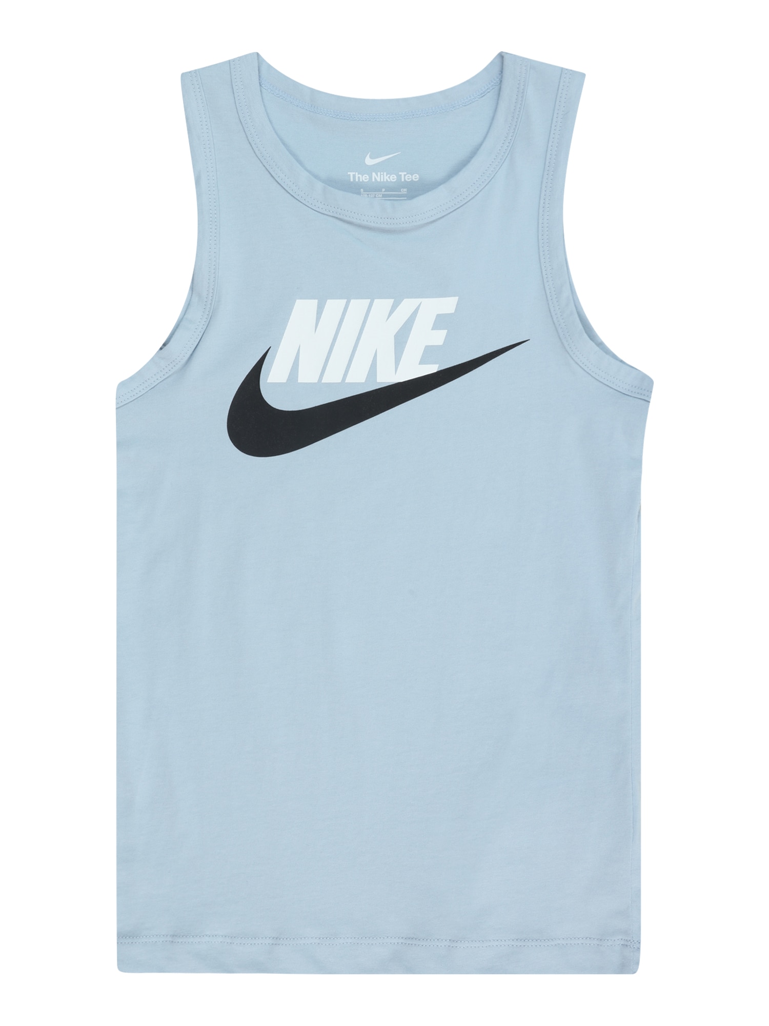 Nike Sportswear Tričko 'ESSNTL HBR'  svetlomodrá / čierna / biela