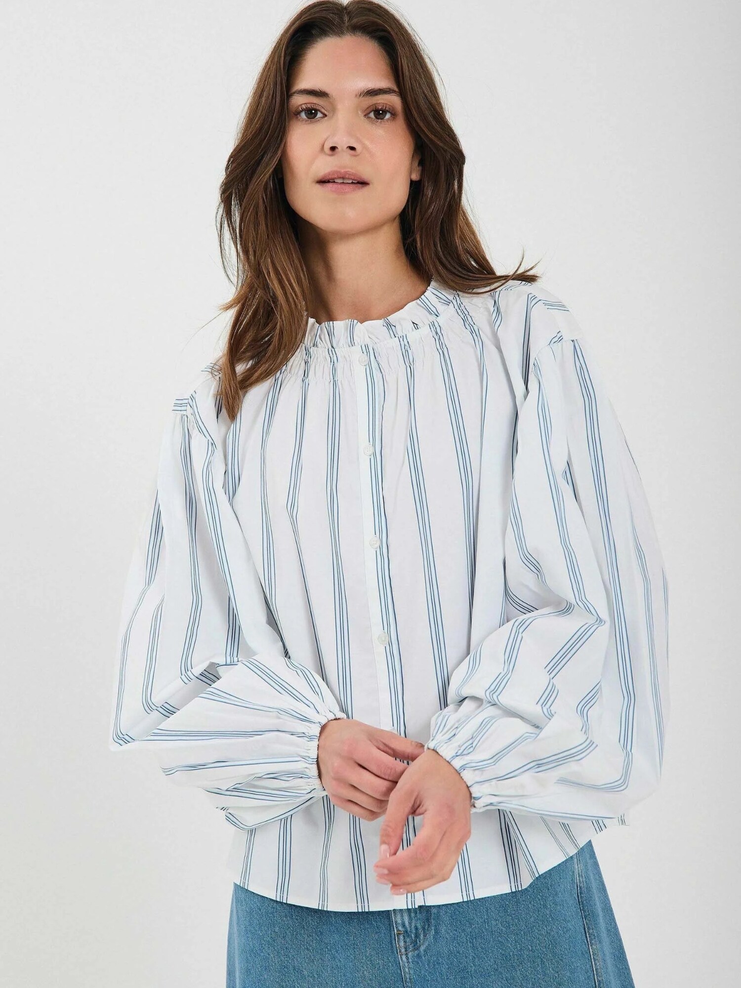 NORR Tricou ' Lilo '  alb
