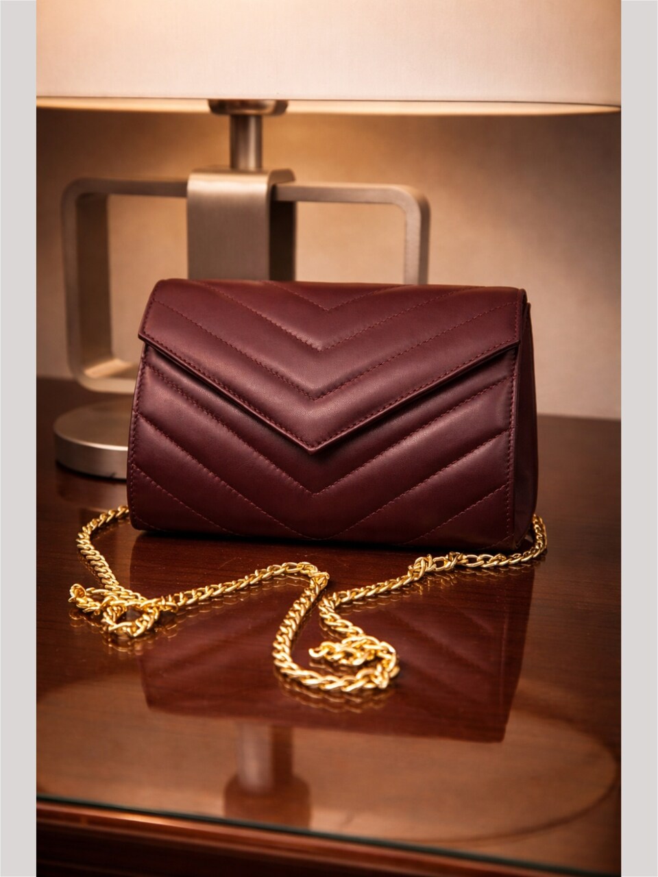 Clutchväska 'Val Wine Clutch'