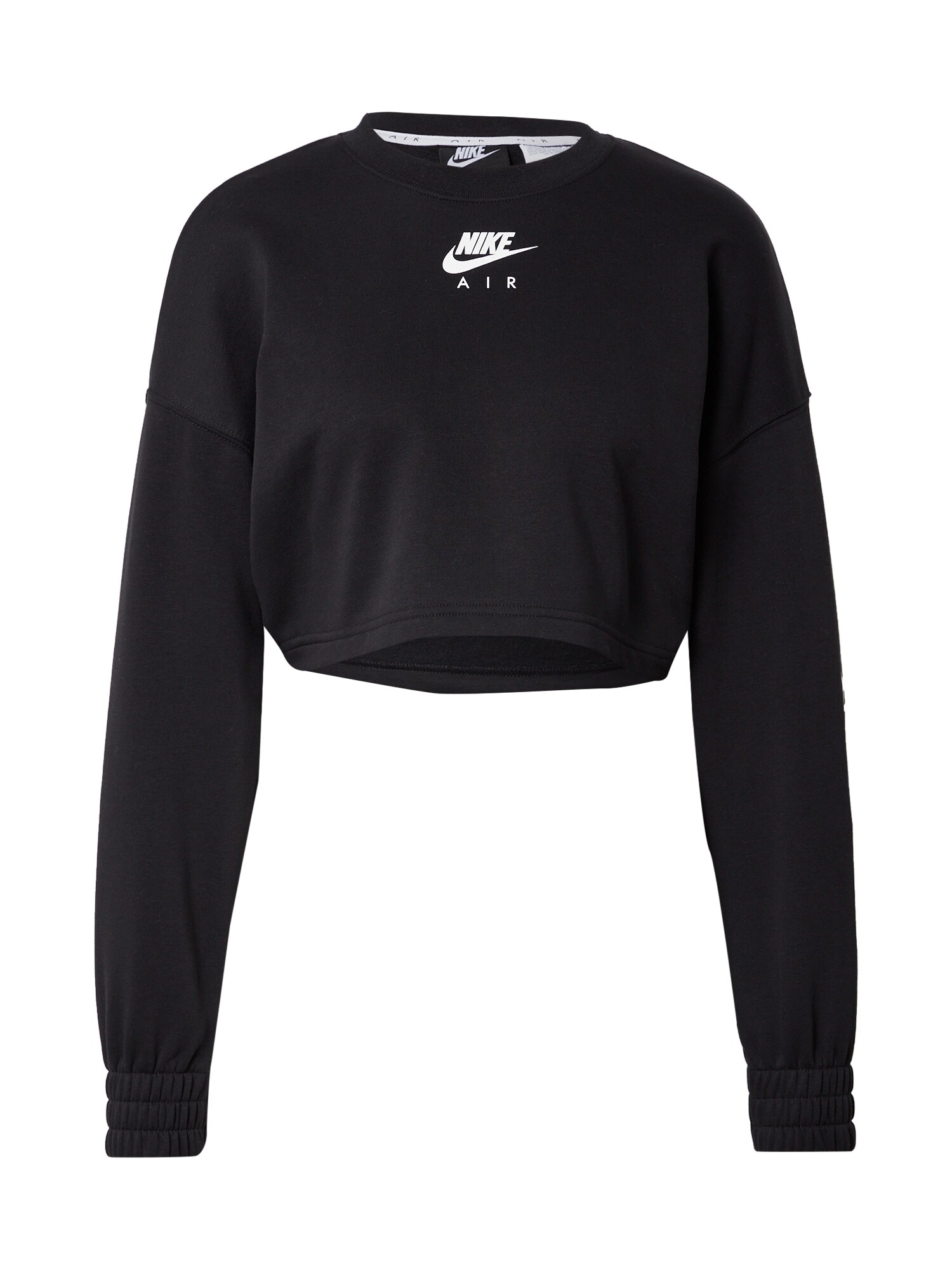 Nike Sportswear Megztinis be užsegimo 'AIR'  juoda / balta
