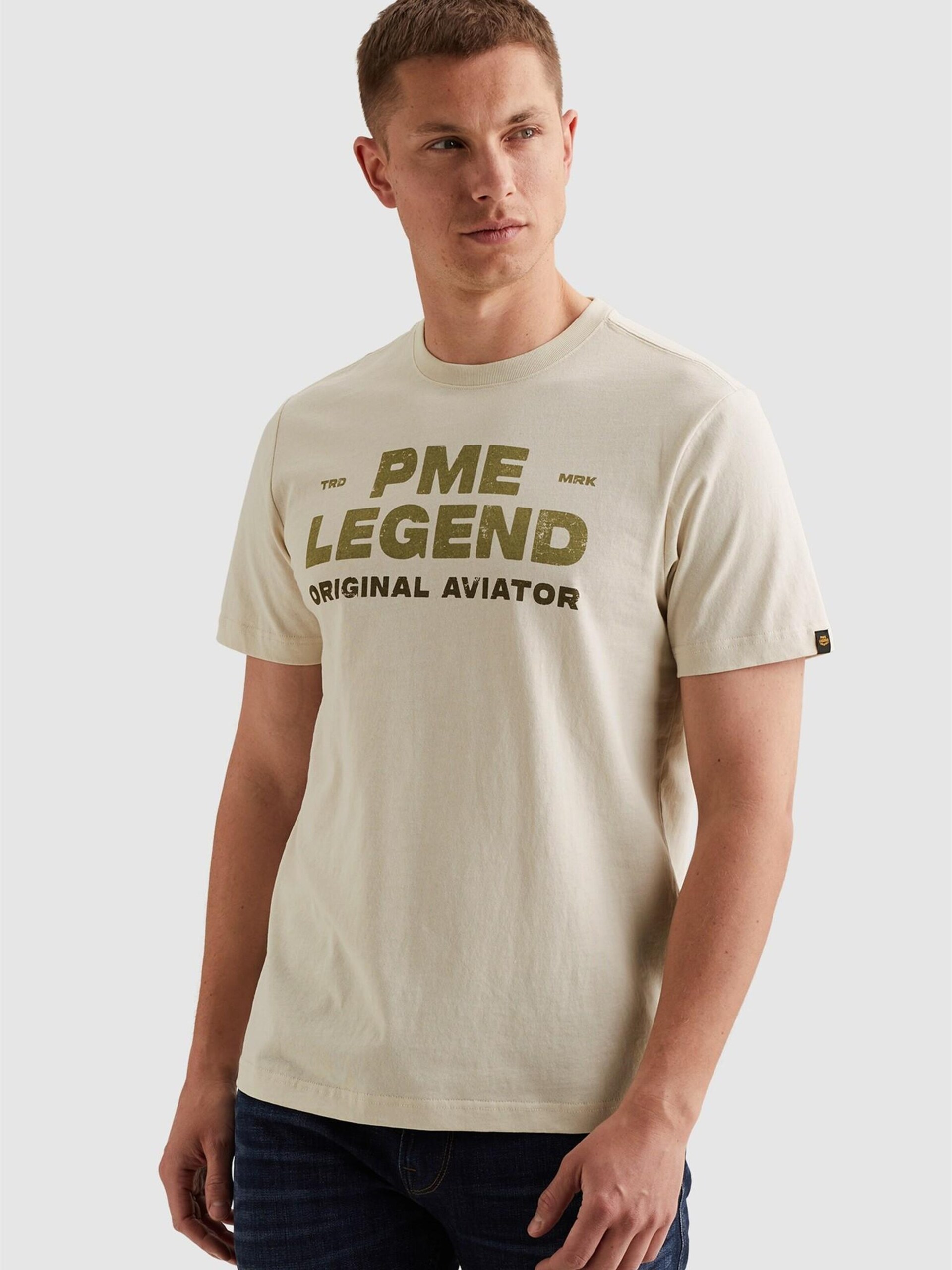 PME Legend T-shirt 'T-shirt with rugged artwork on the chest' herr