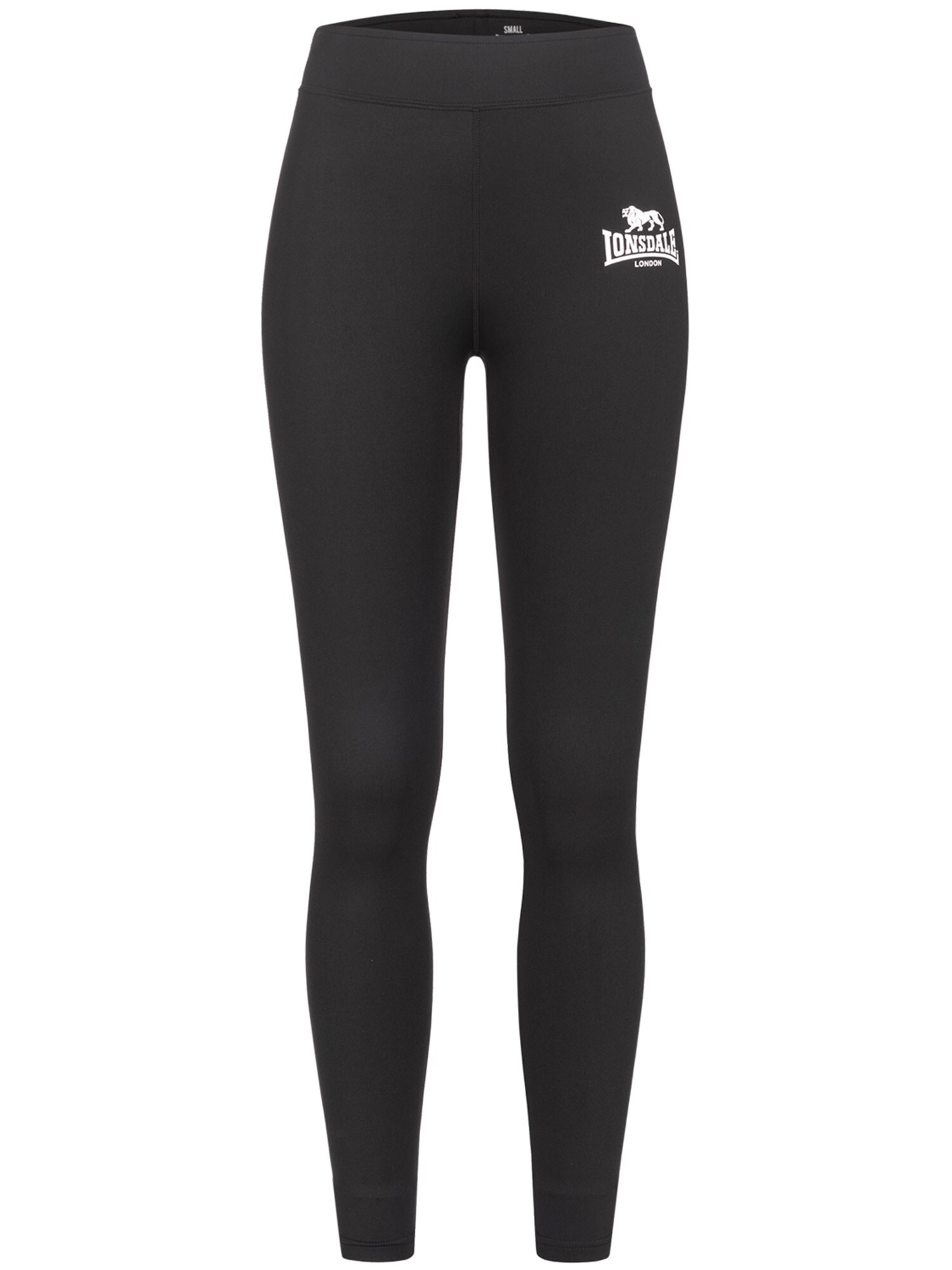 LONSDALE Leggings 'CALDMORE'  fekete / fehér akciós termékkép 1