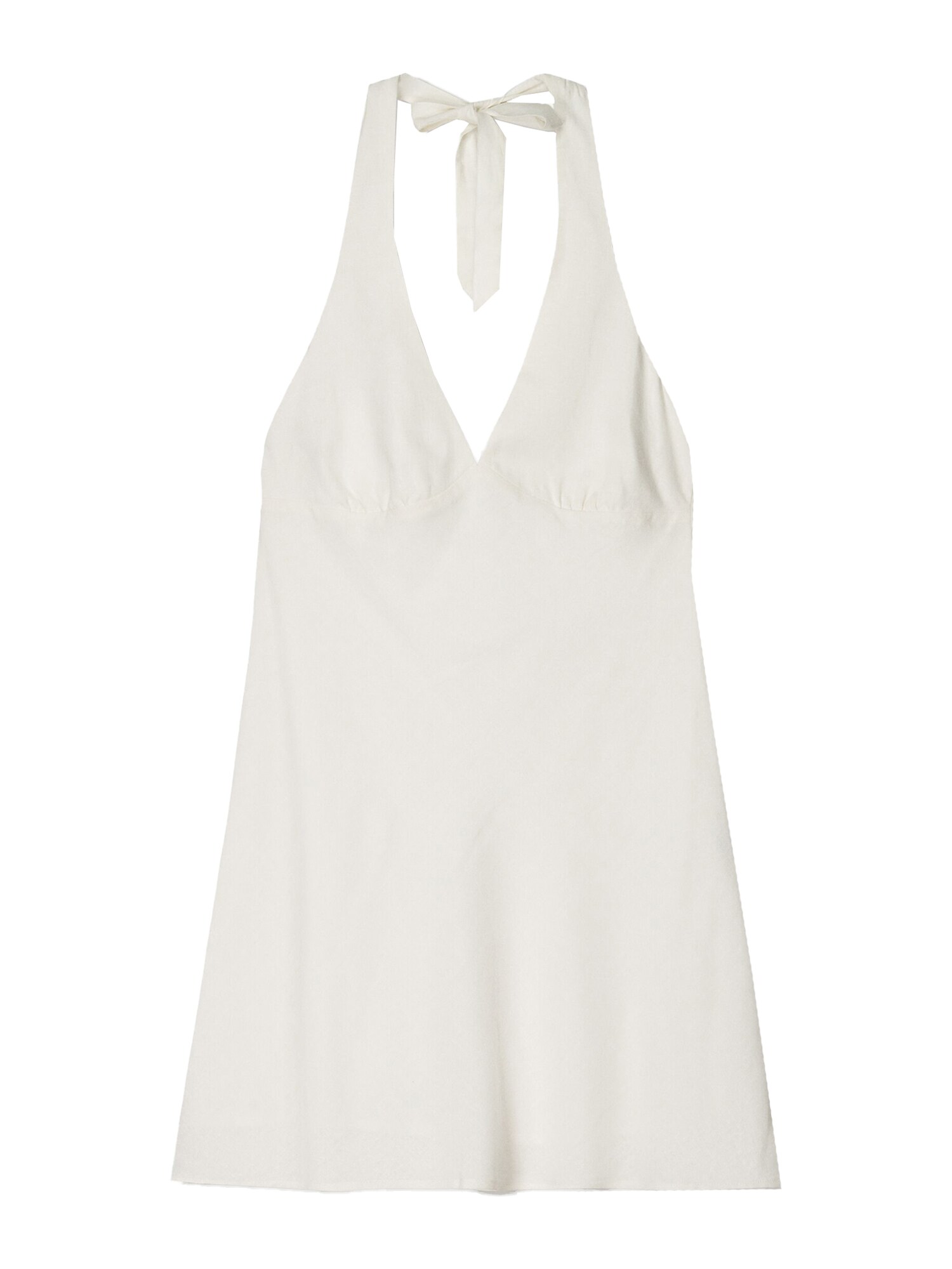 Bershka Rochie de vară  alb