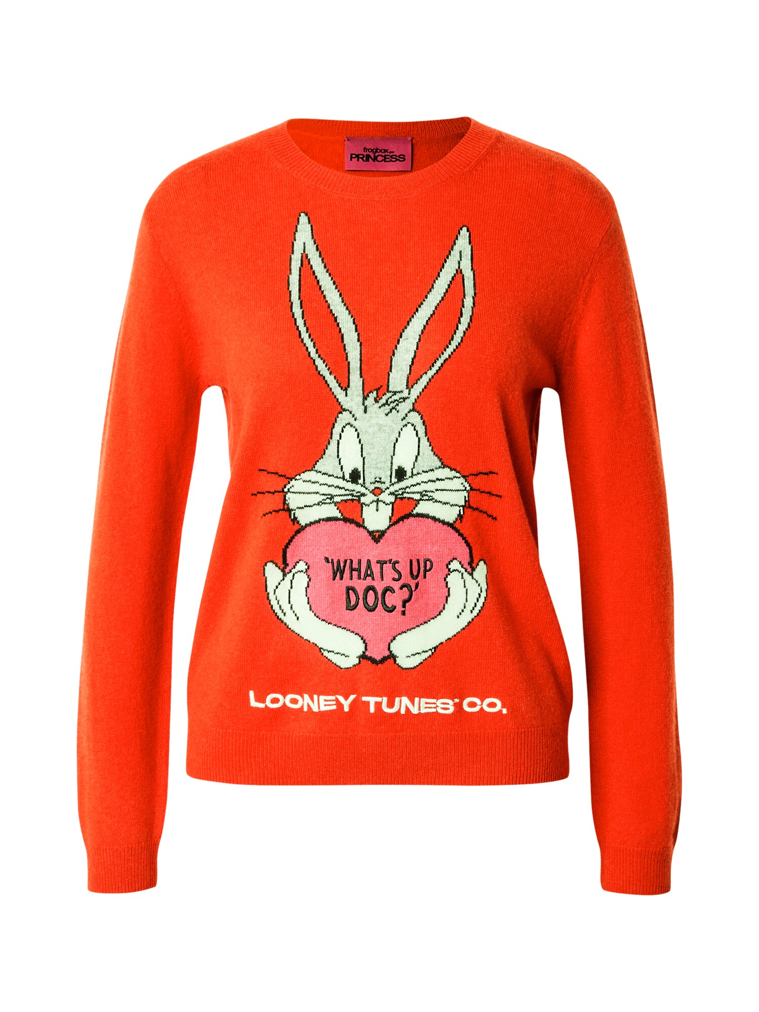 Frogbox Pullover 'Bugs Bunny'  choko / rød / melon / hvid