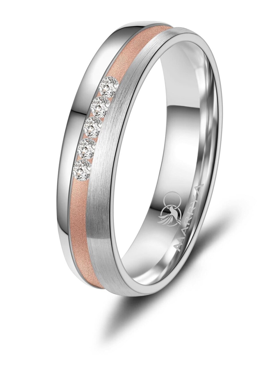 Ring 'MARRYA SI-24 Ehering aus Silber'