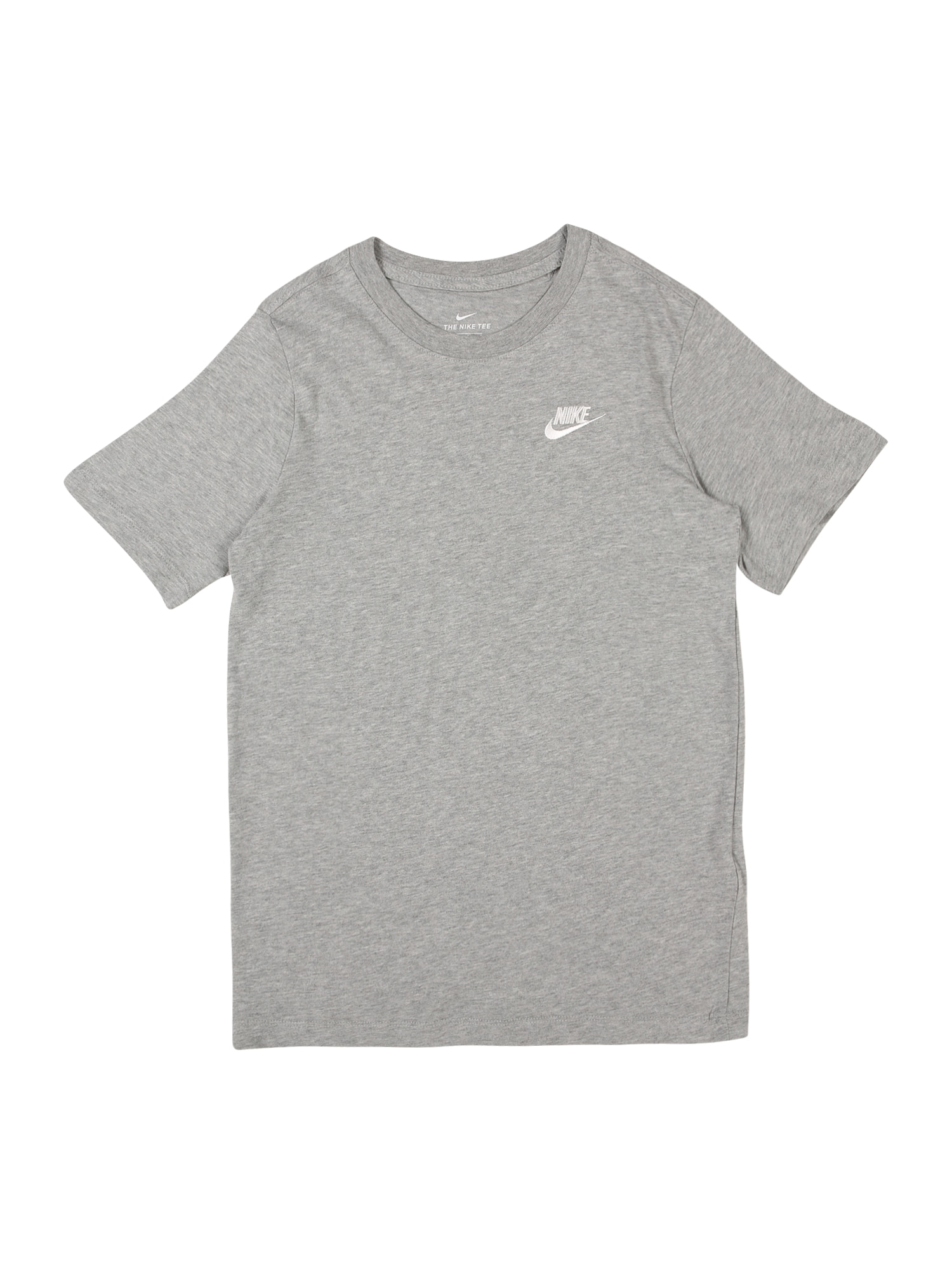 Nike Sportswear Тениска  светлосиво / бяло