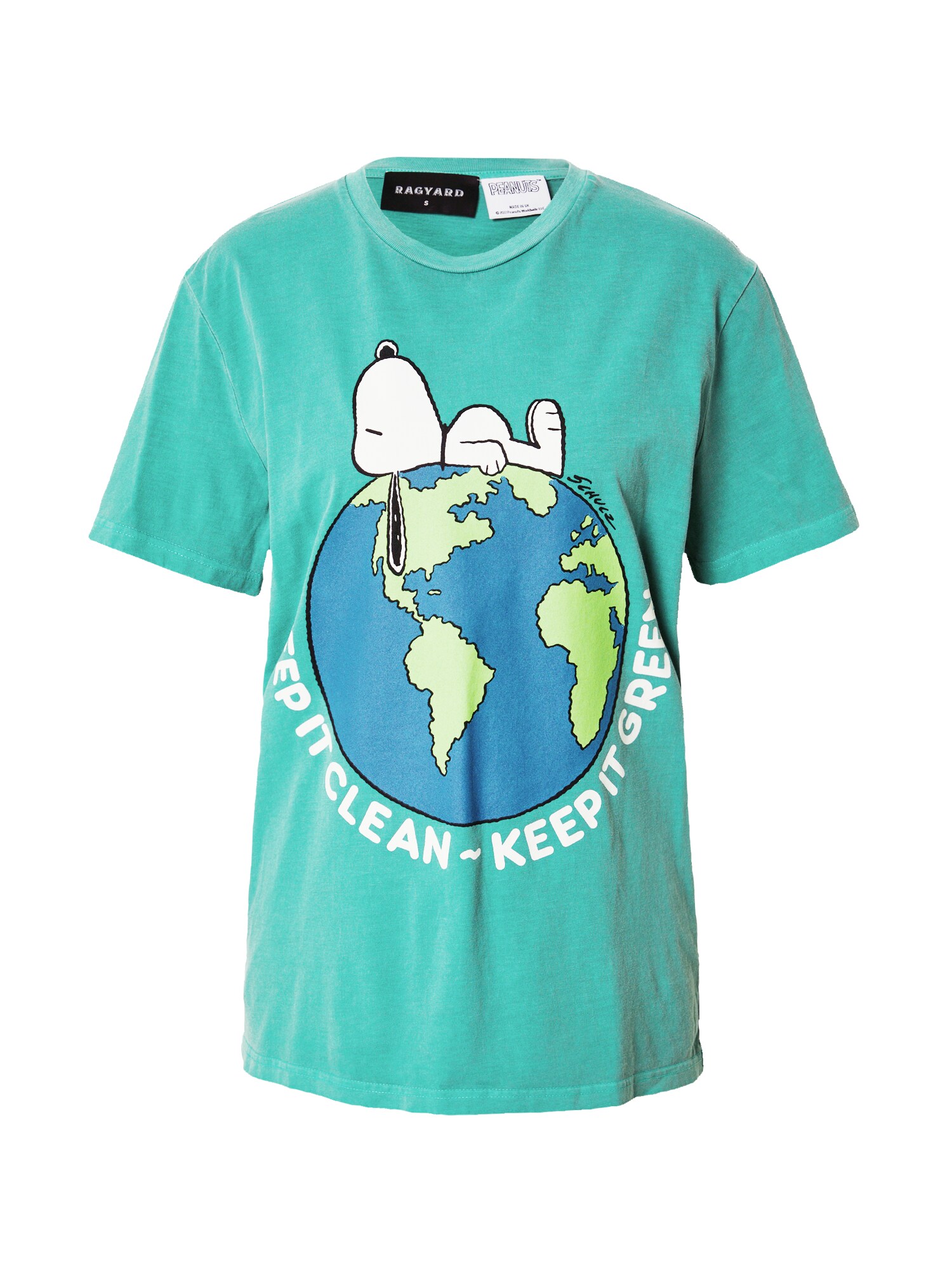 Vintage Supply Marškinėliai 'KEEP IT GREEN'' nefrito spalva / mišrios spalvos
