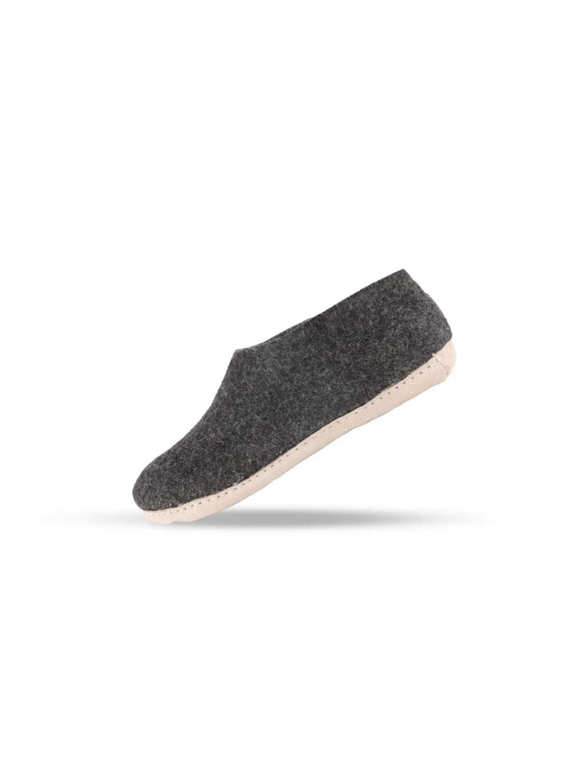 SHUS walk with nature Innesko 'Uldhjemmesko (100% ren uld) m/sål i skind Dansk Design fra SHUS' loafers & mockasiner dam