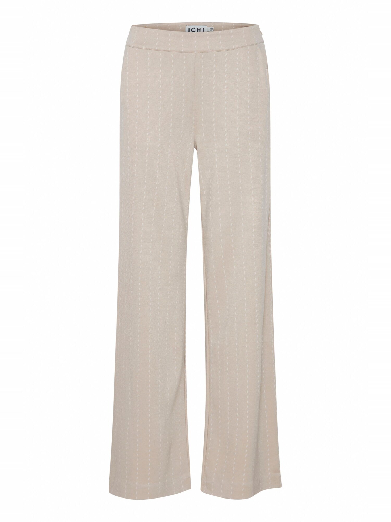 ICHI Pantalón 'IHRuti' beige / blanco