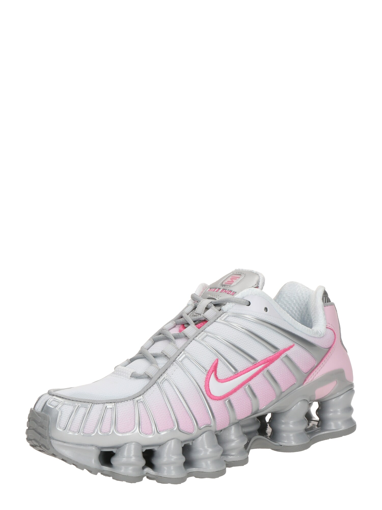 Nike Sportswear Zapatillas deportivas bajas 'SHOX TL' rosa / rosa / plata / blanco