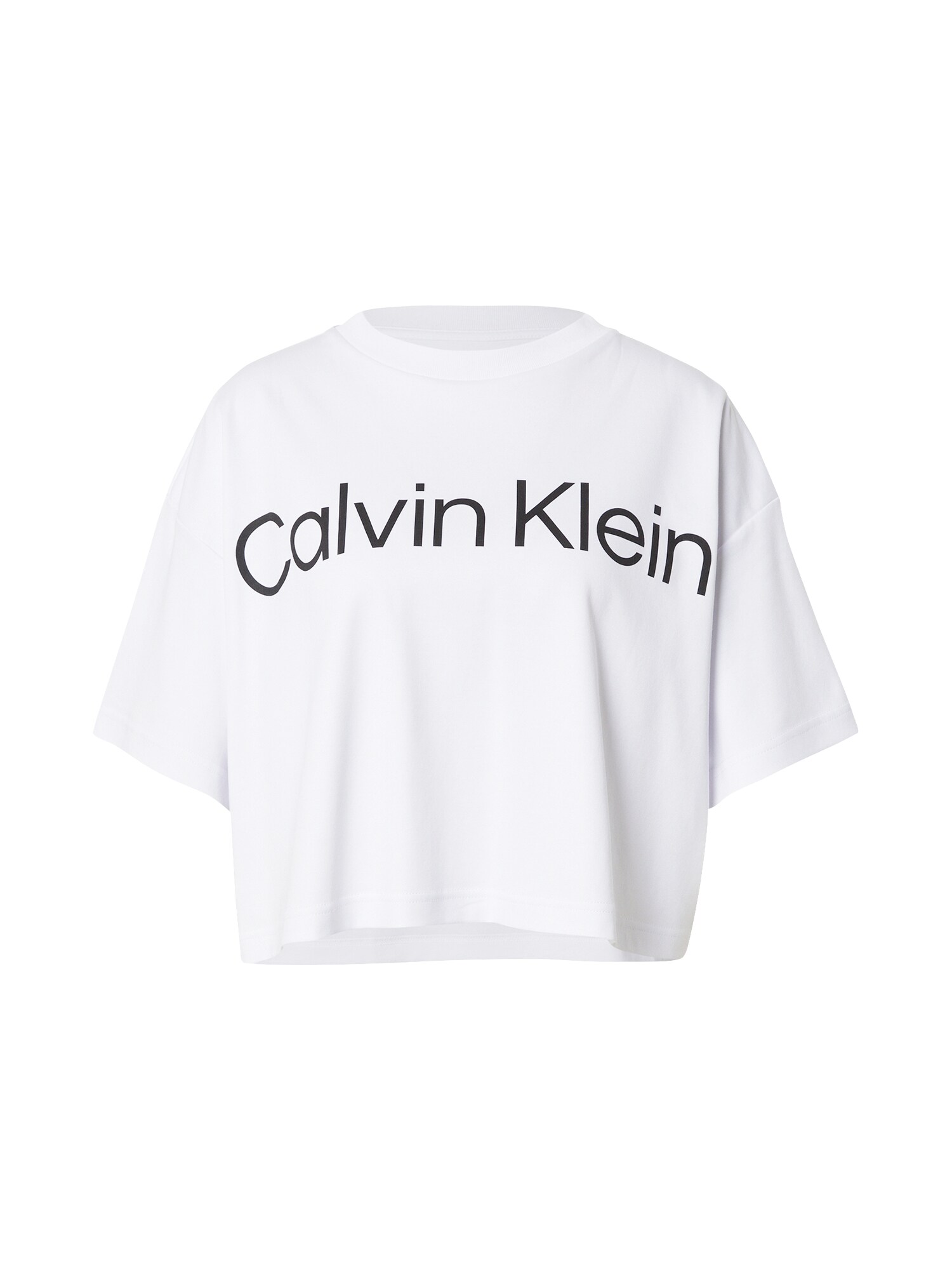 Calvin Klein Oversize póló  fekete / fehér akciós termékkép 1