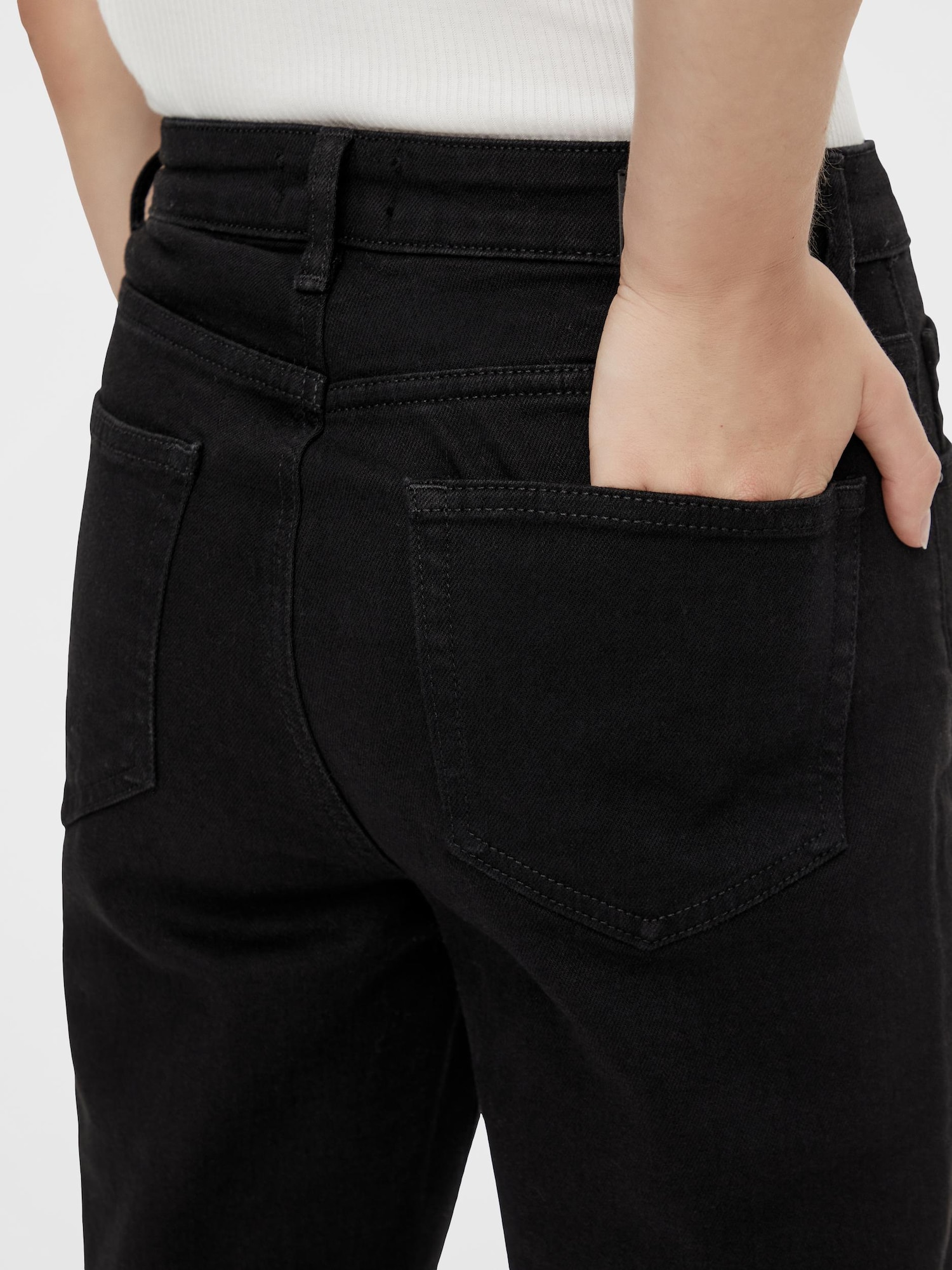 PIECES Džínsy 'Leah' čierny denim (obrázok 6)