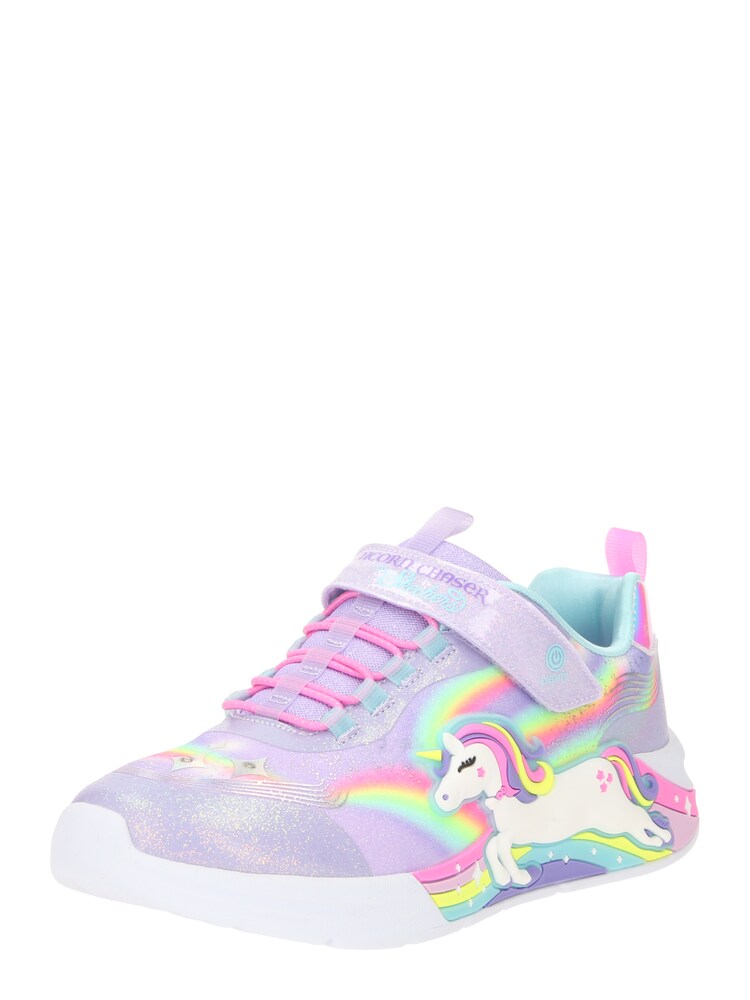 SKECHERS Sneaker 'Unicorn Chaser' Mädchen Größe 30 türkis / gelb / lavendel / hellpink