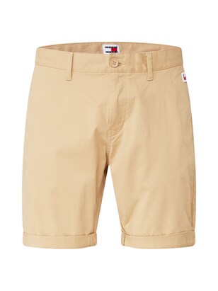 Tommy Jeans Broek ‘Scanton’ Beige / Rood / Wit