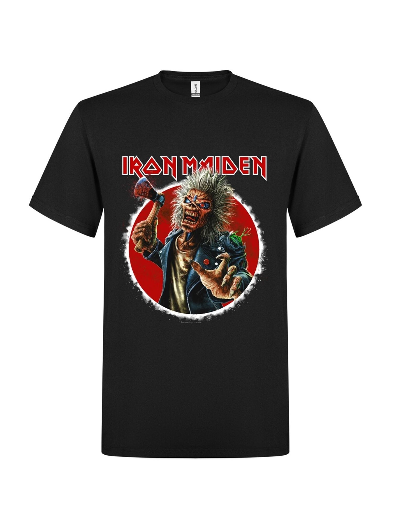 T-shirt 'Iron Maiden Axe Eddie Exploding Circle Back and Front T-Shirt'