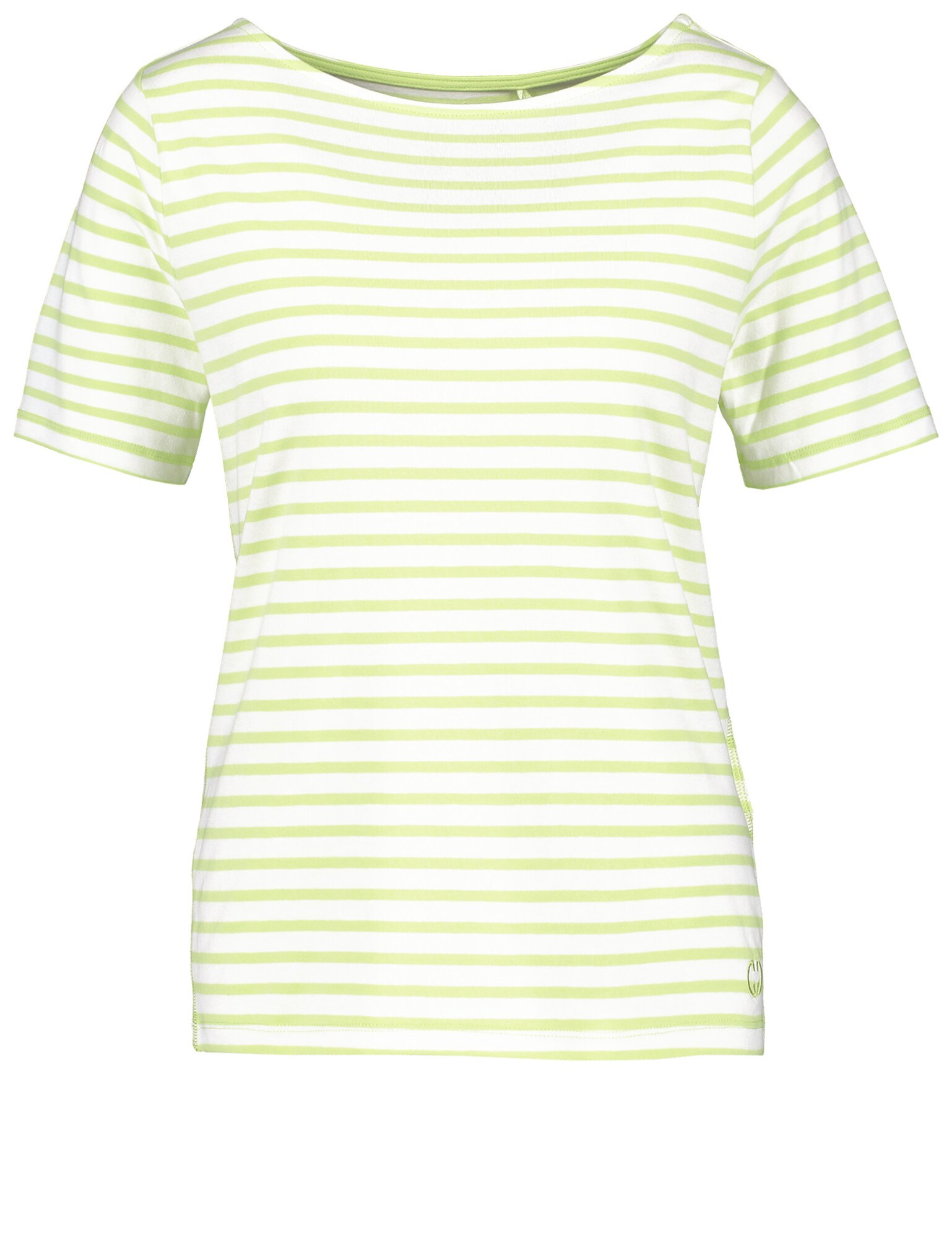 GERRY WEBER Tricou  verde deschis / alb