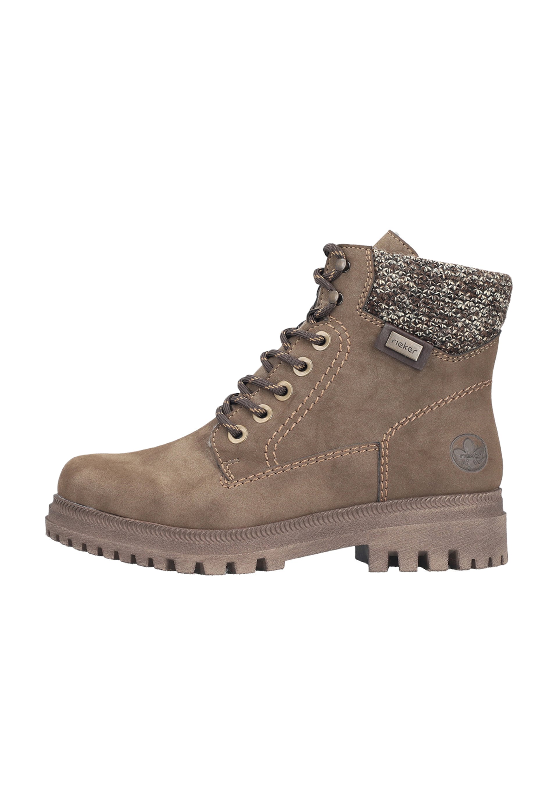Rieker Stövlett med snörning kängor & boots dam