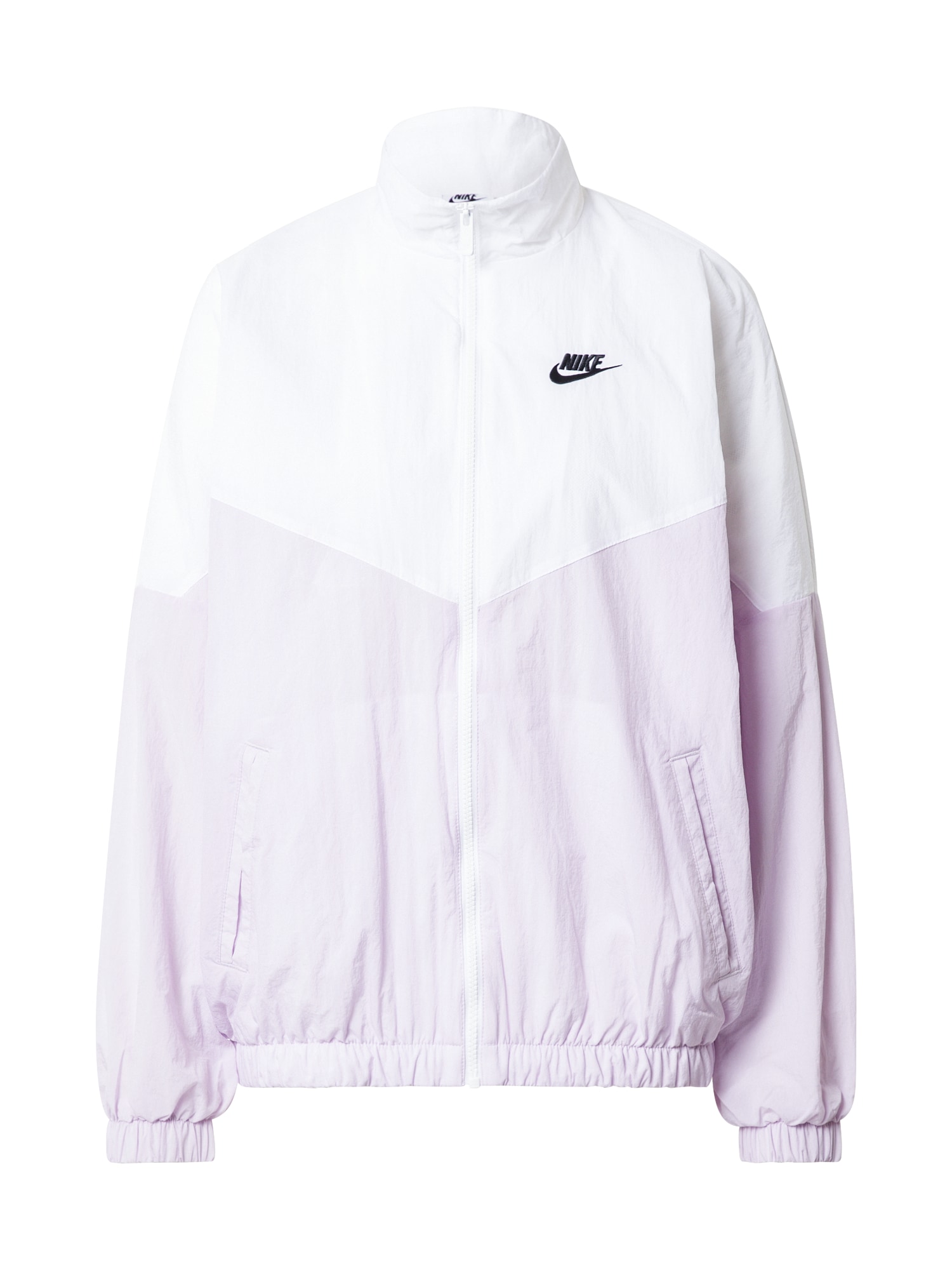 Nike Sportswear Demisezoninė striukė rožių spalva / balta / juoda