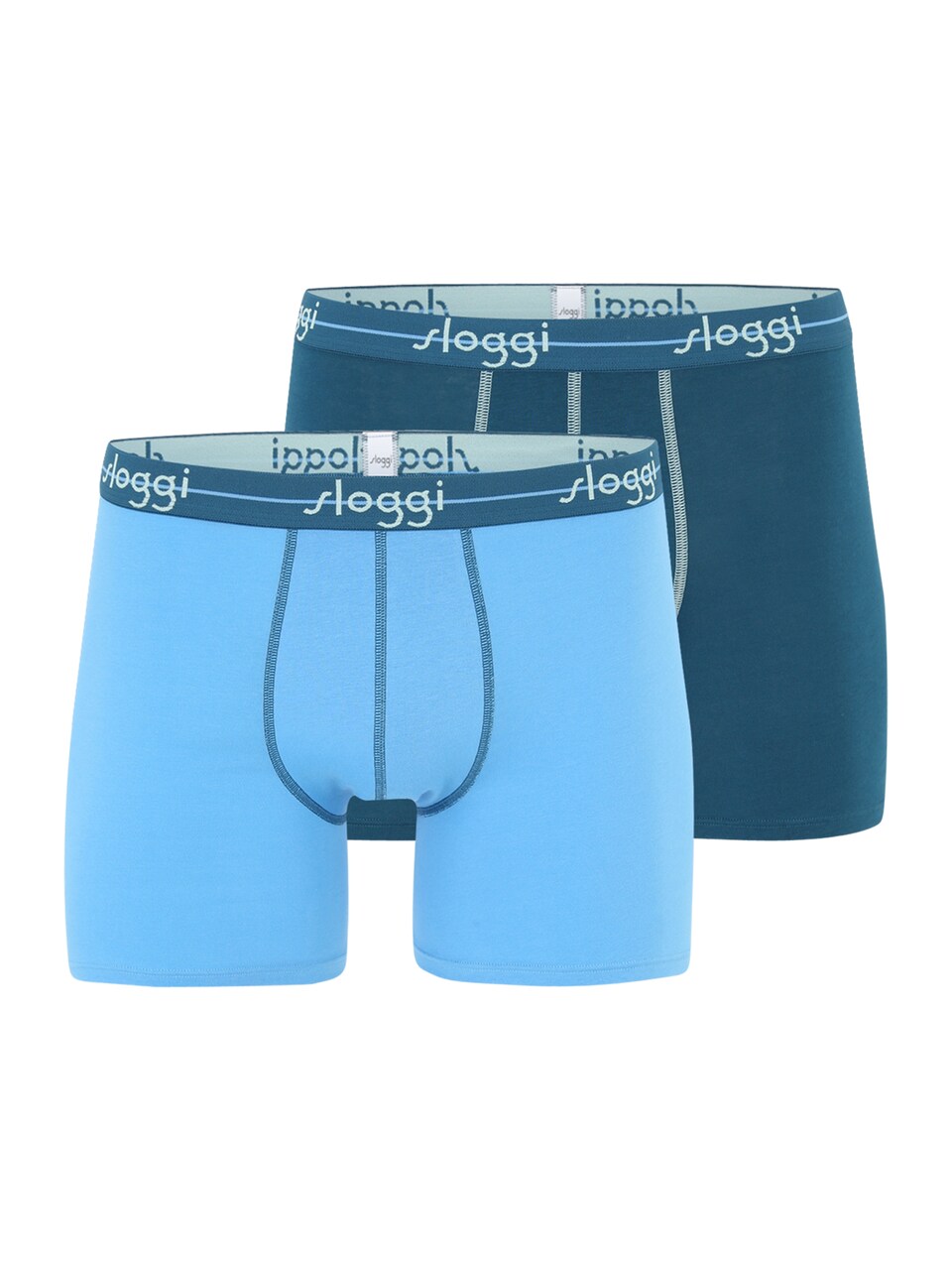 Boxershorts ljusblå / petrol