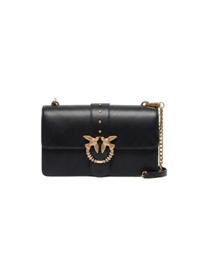 PINKO Bolso de hombro 'LOVE ONE'  negro