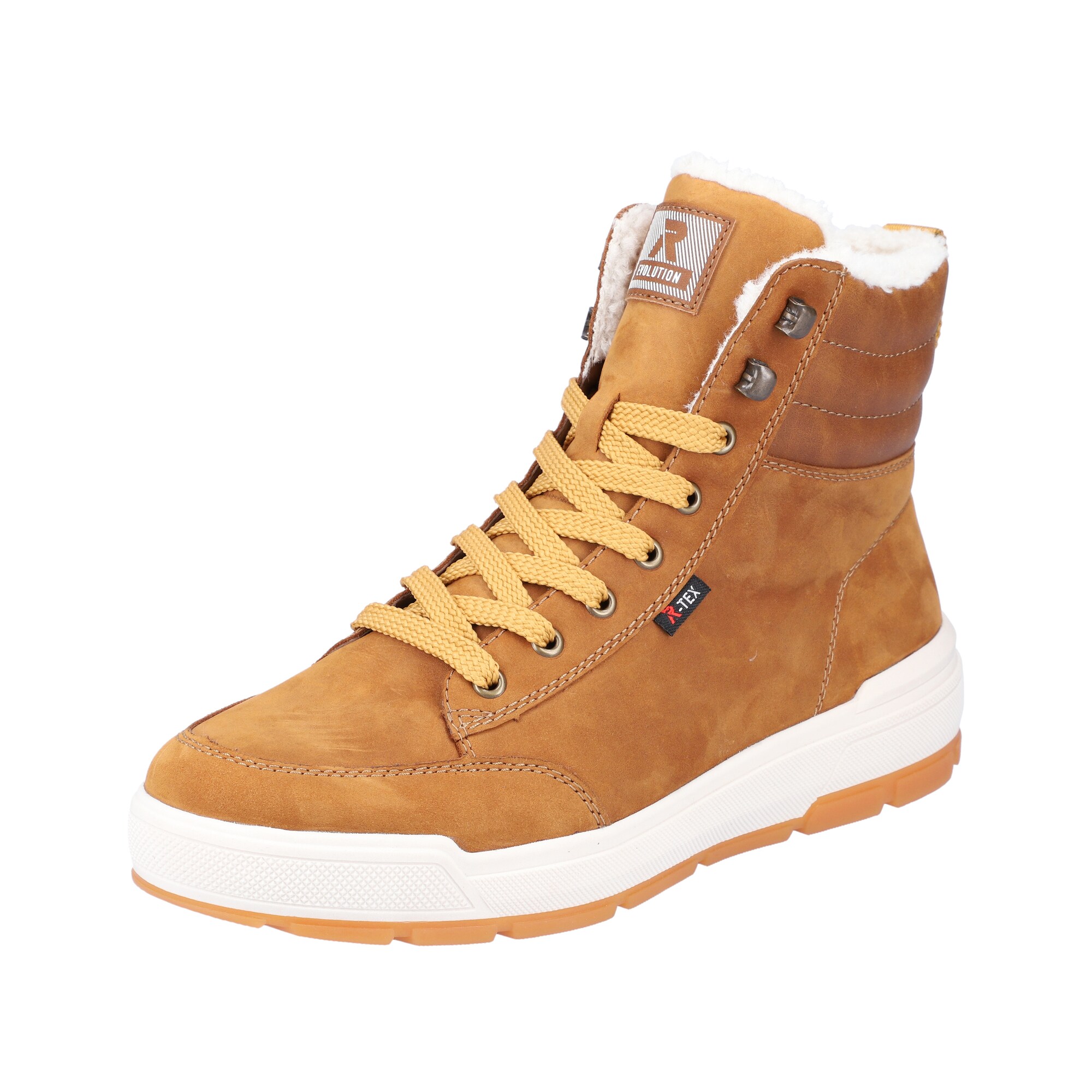 Rieker Bocanci cu șireturi  maro caramel