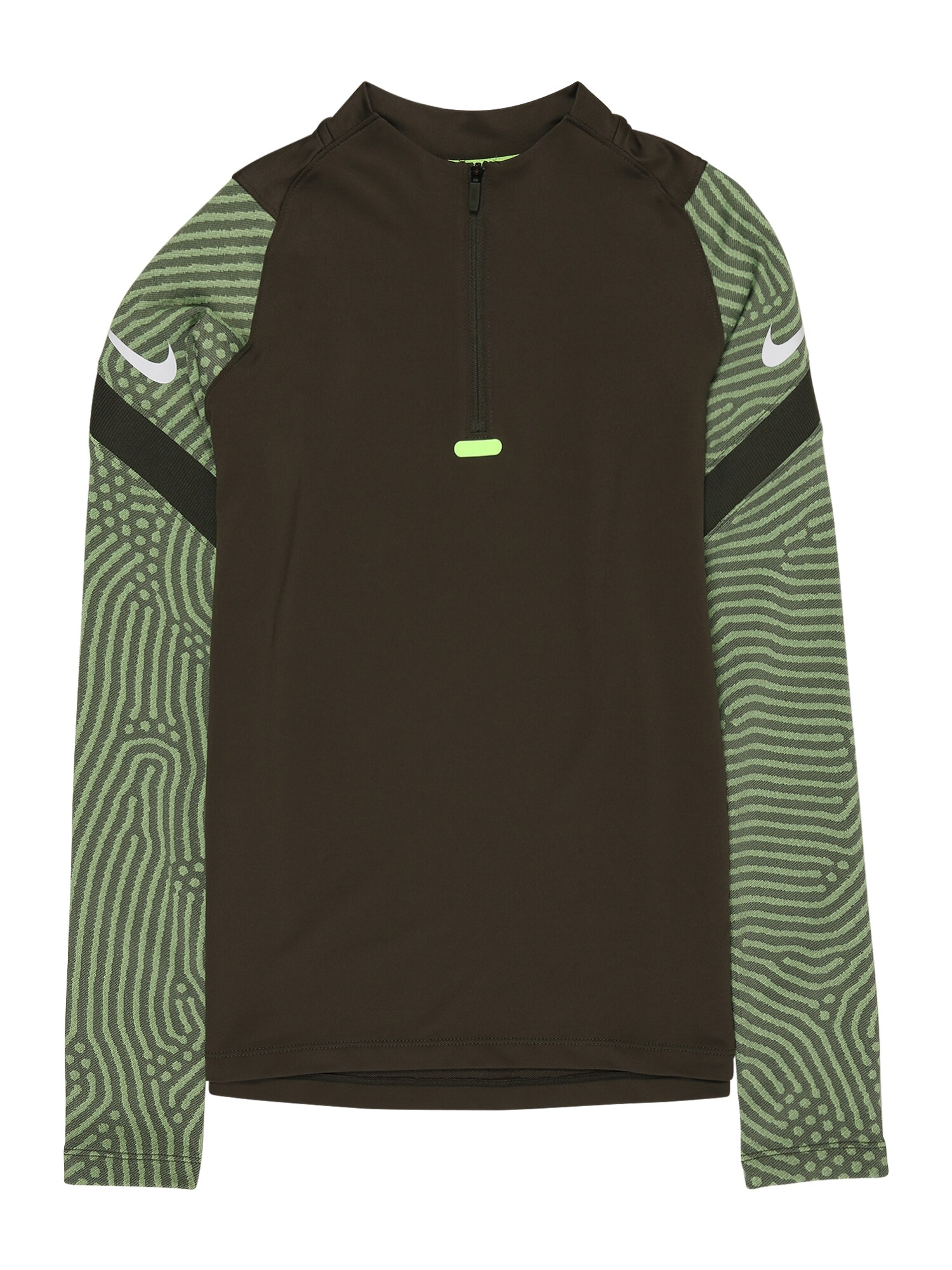 NIKE Sportinio tipo megztinis  šviesiai žalia / rusvai žalia