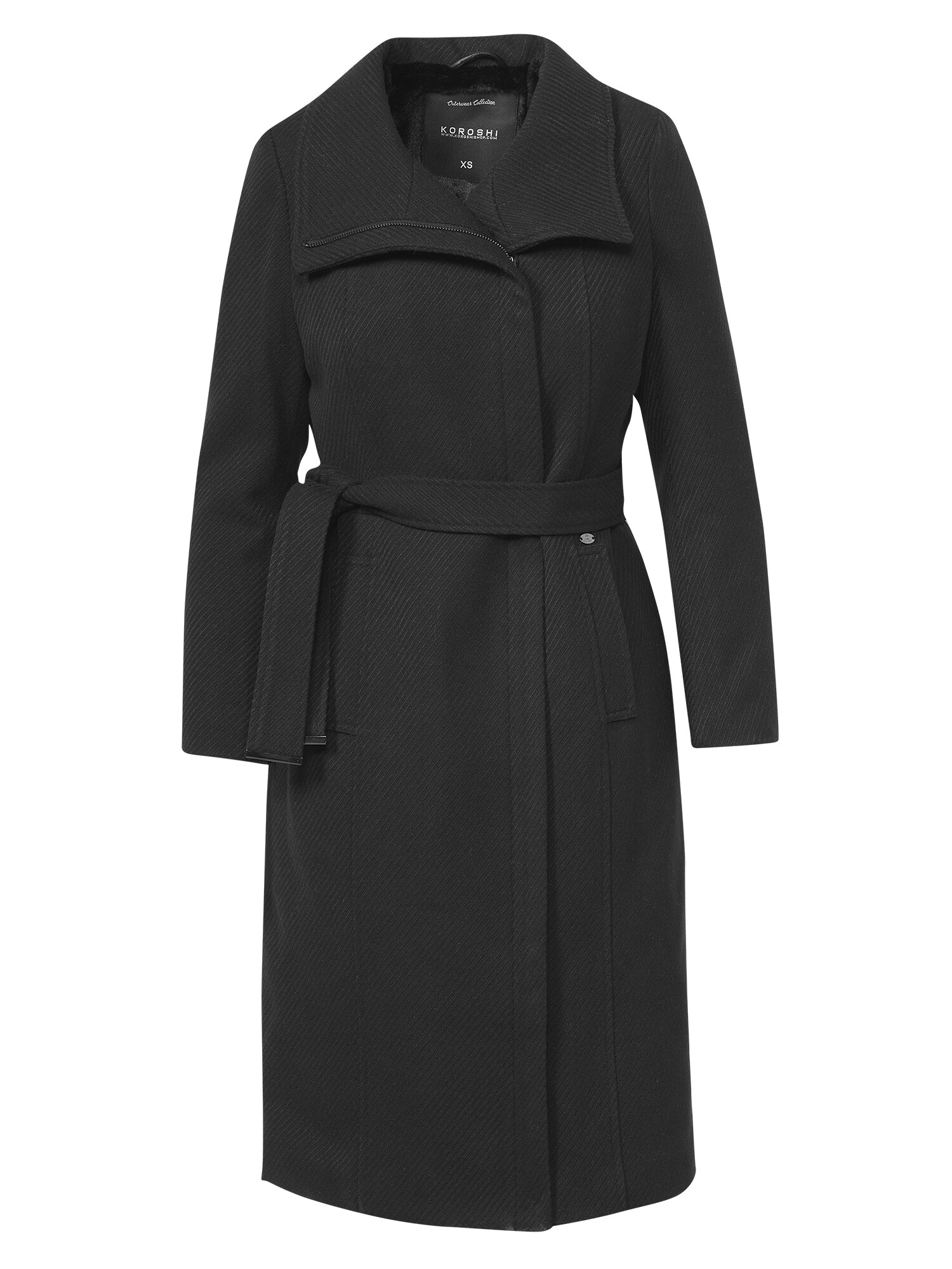 KOROSHI Palton de primăvară-toamnă  negru