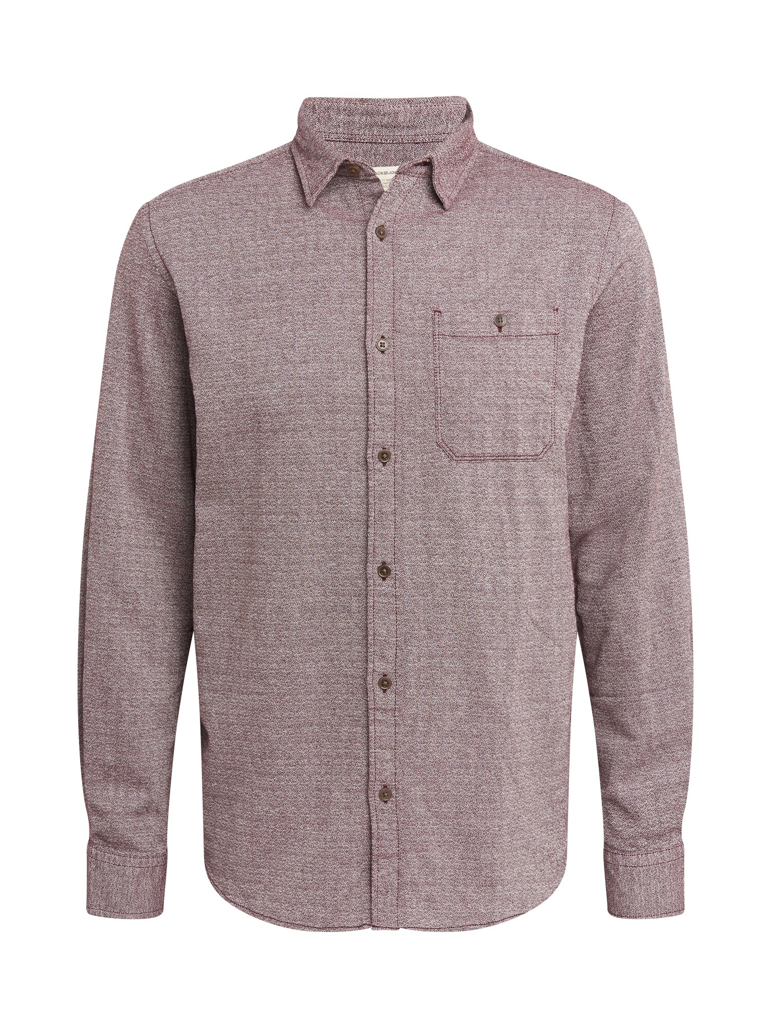 JACK & JONES Dalykiniai marškiniai 'BARRET'  pastelinė raudona