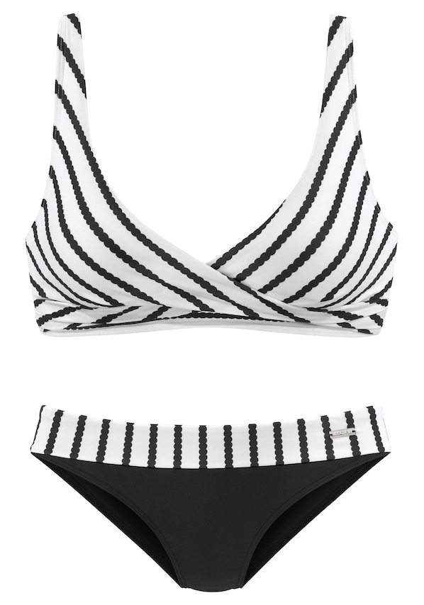LASCANA, Bikini, fekete & fehér, 4 kép a 5 közül