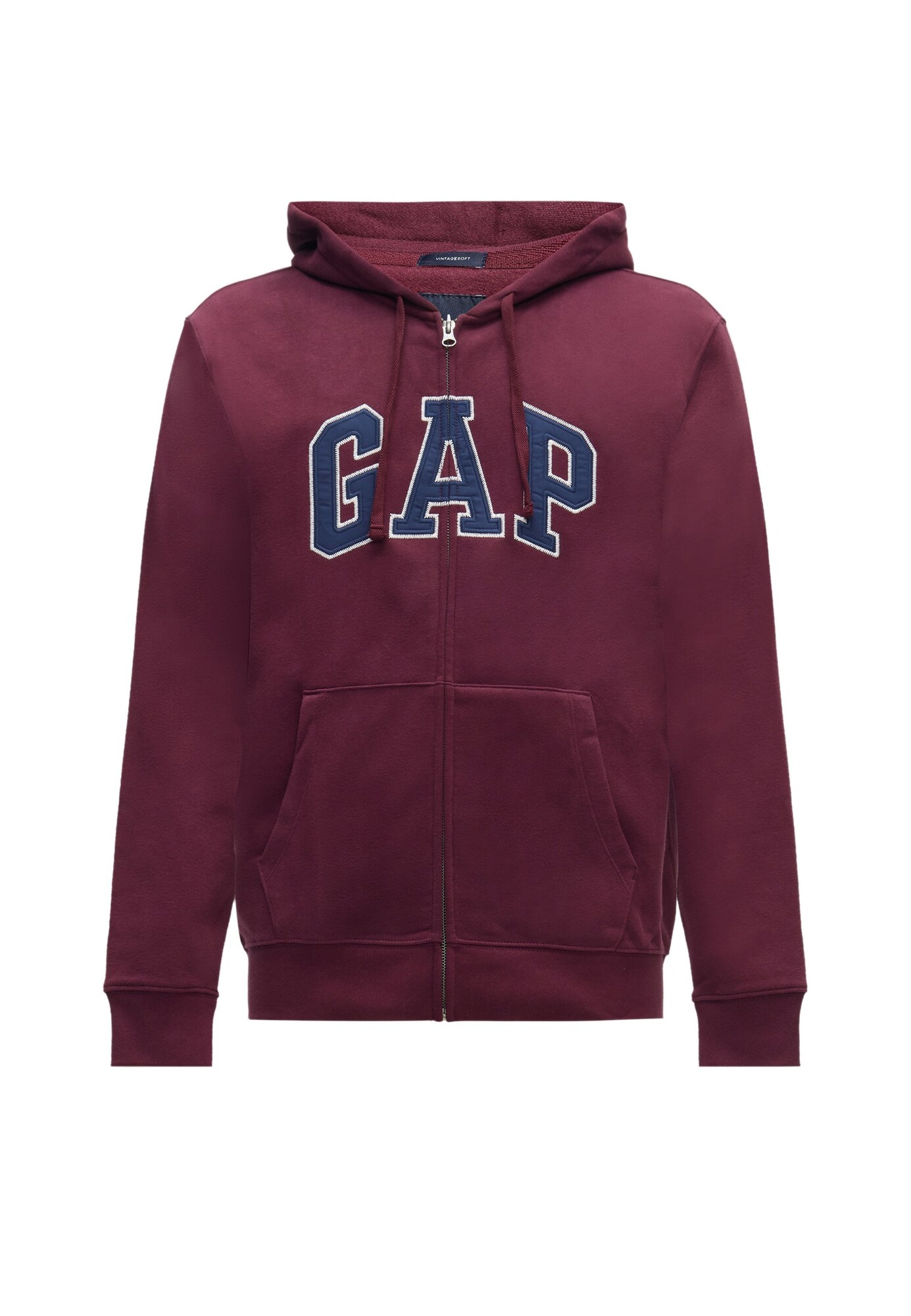GAP Sudadera con cremallera  navy / borgoña / blanco